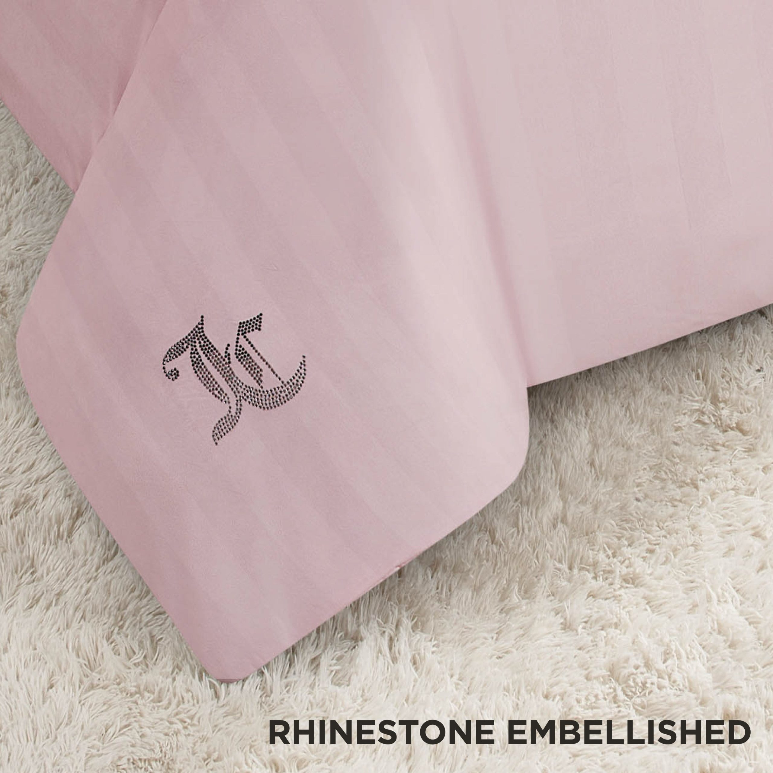 Jenny Velour Striped Jacquard Comforter Set - Image 6