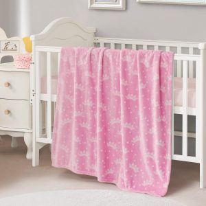 Plush Baby Throw Blanket