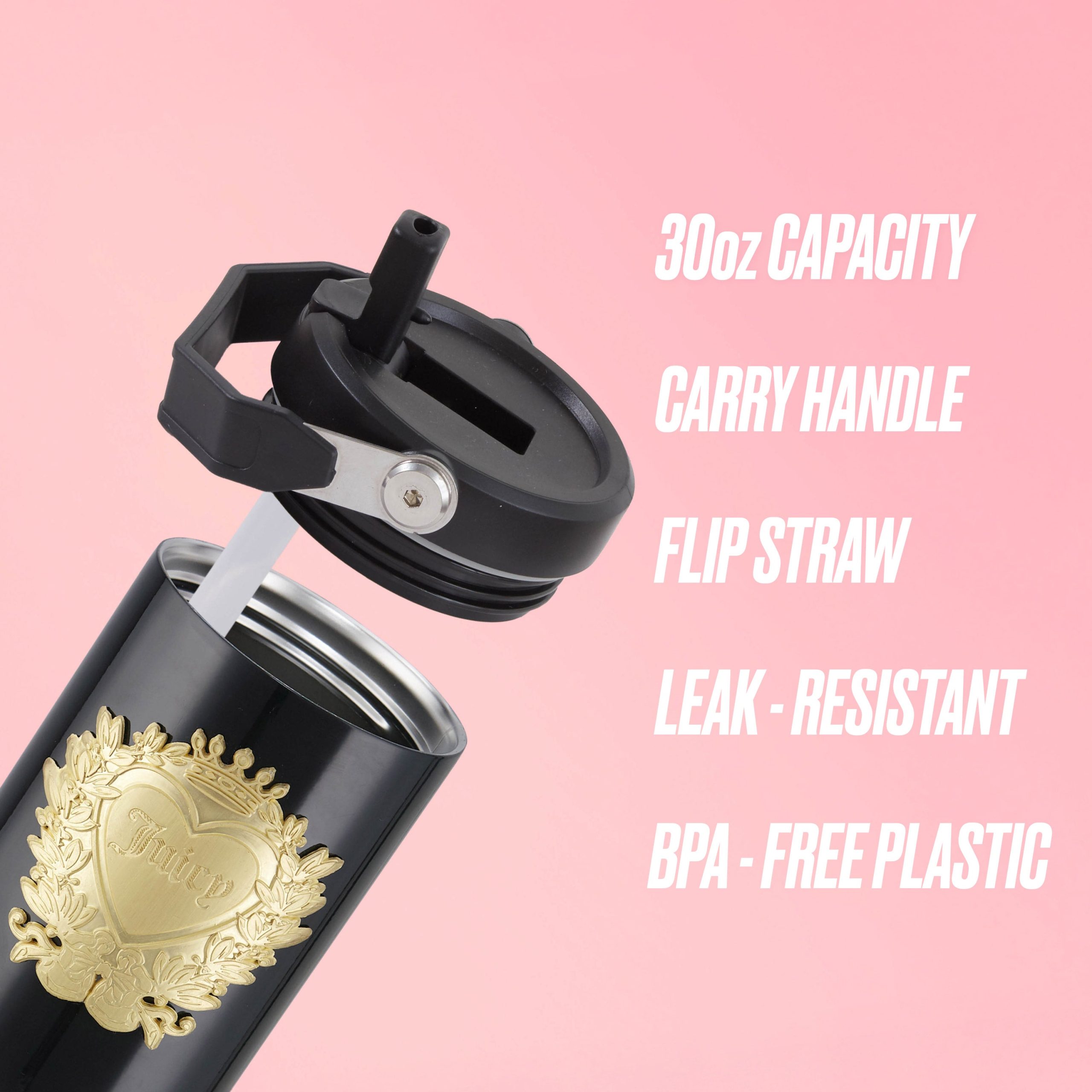Flip & Sip Hydration Stainless Steel Tumbler - Image 2