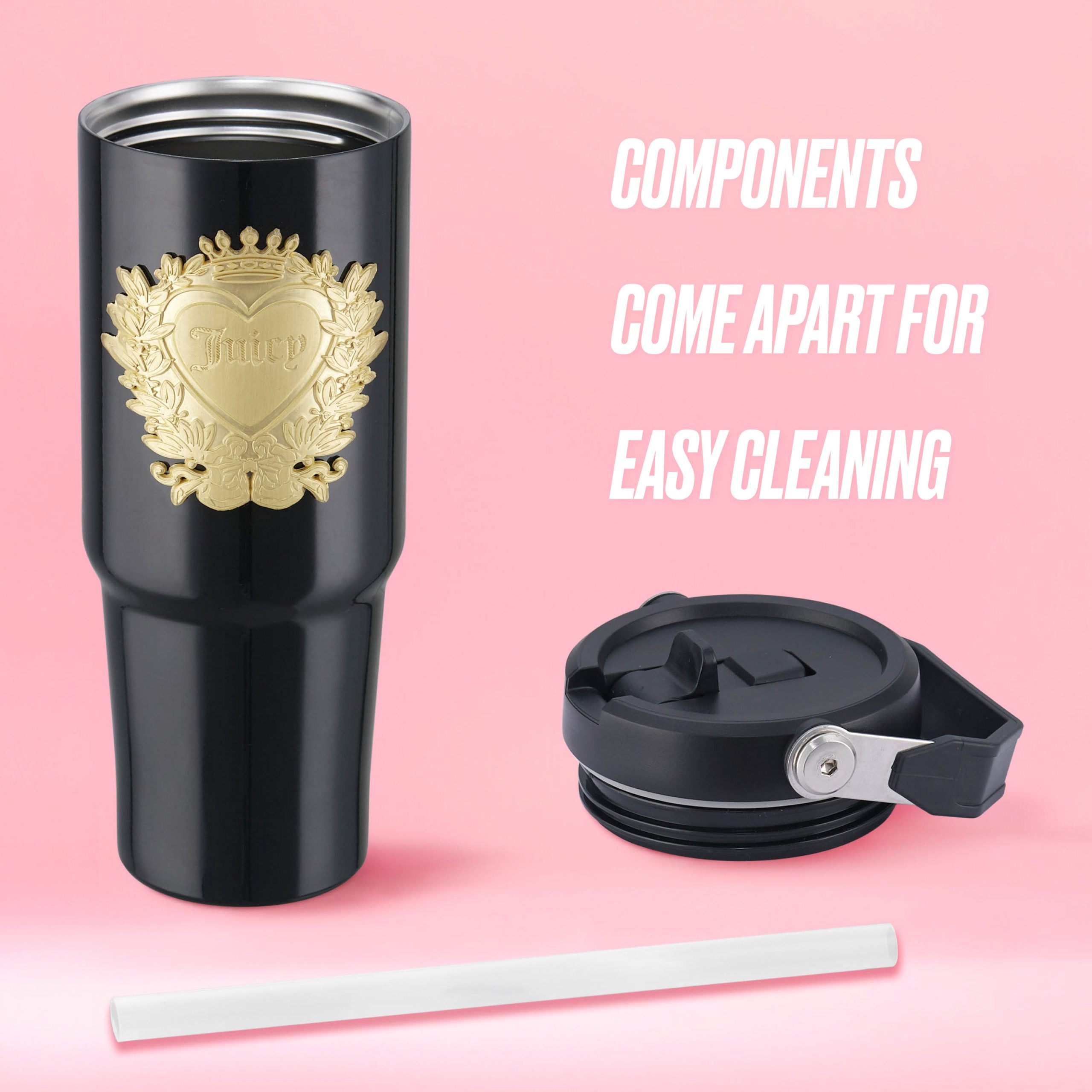 Flip & Sip Hydration Stainless Steel Tumbler - Image 3