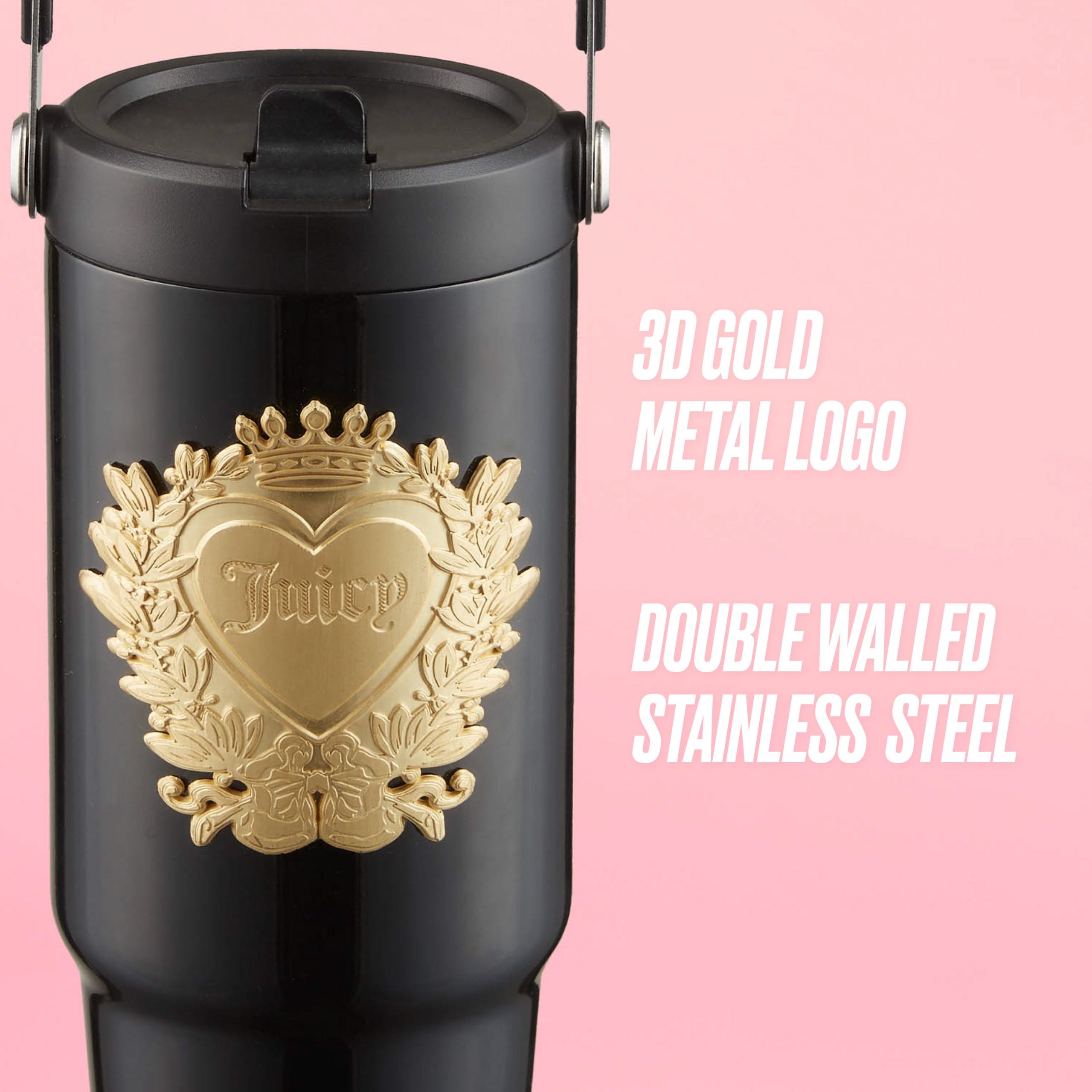 Flip & Sip Hydration Stainless Steel Tumbler - Image 4