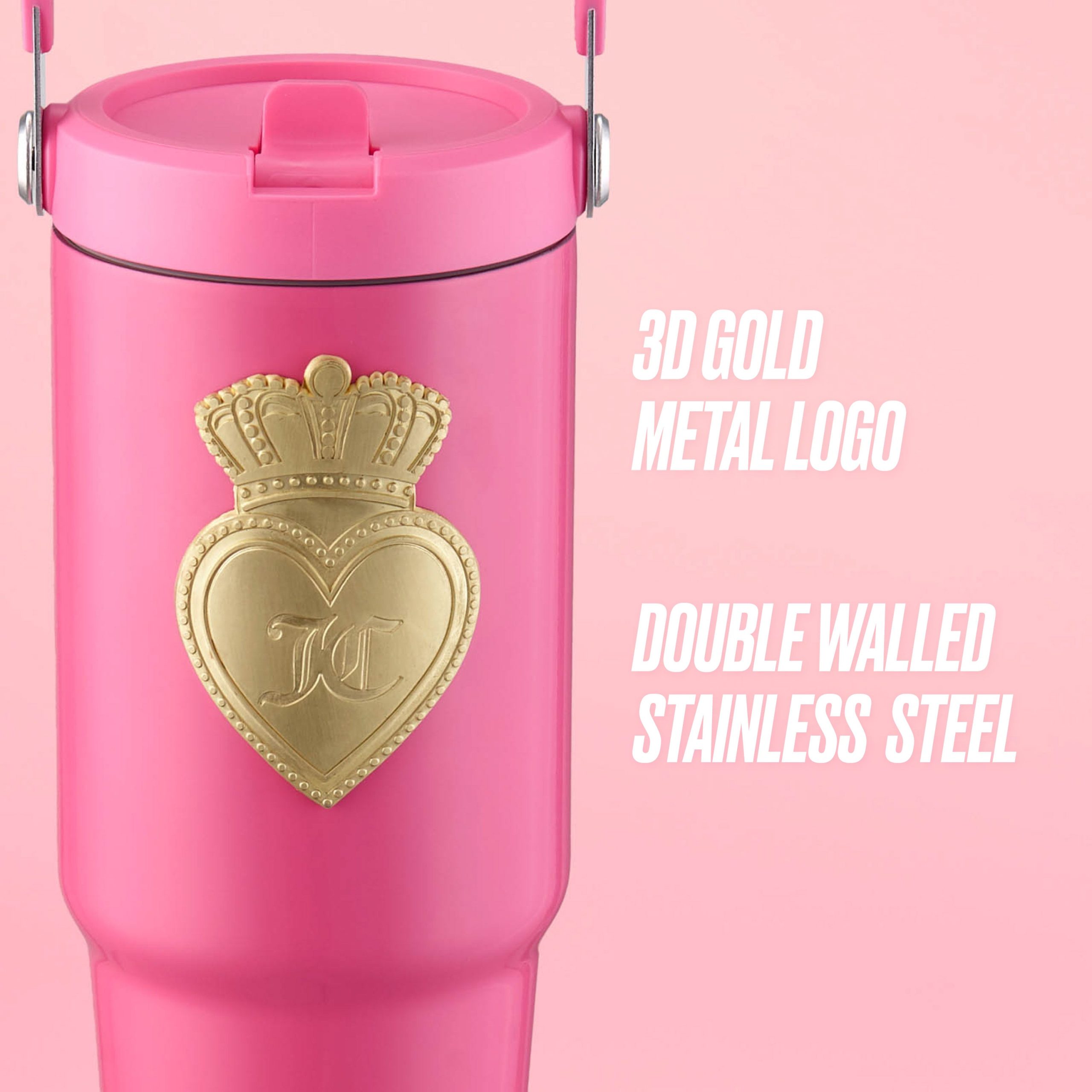 Flip & Sip Hydration Stainless Steel Tumbler - Image 4