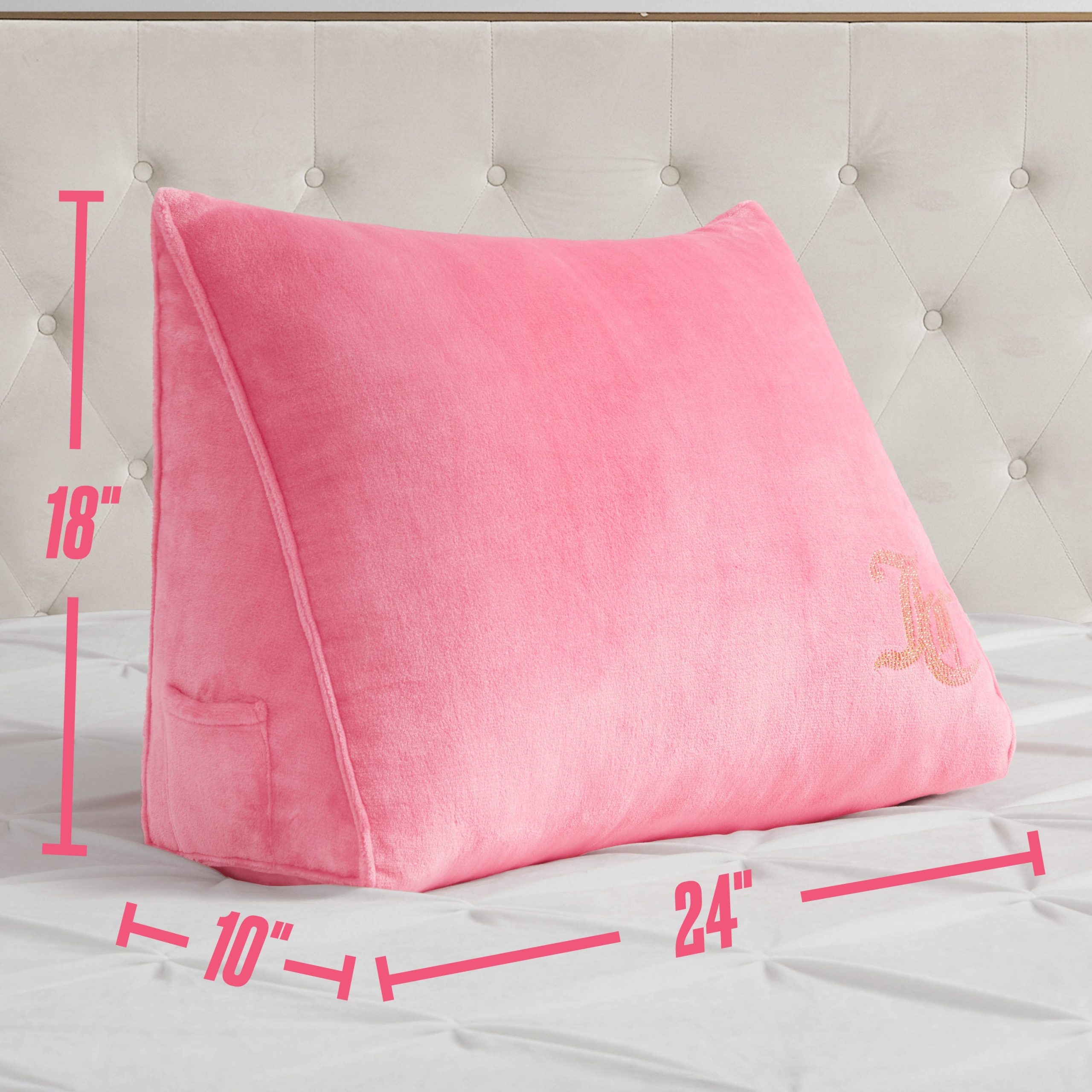 Rhinestone Wedge Pillow - Image 2