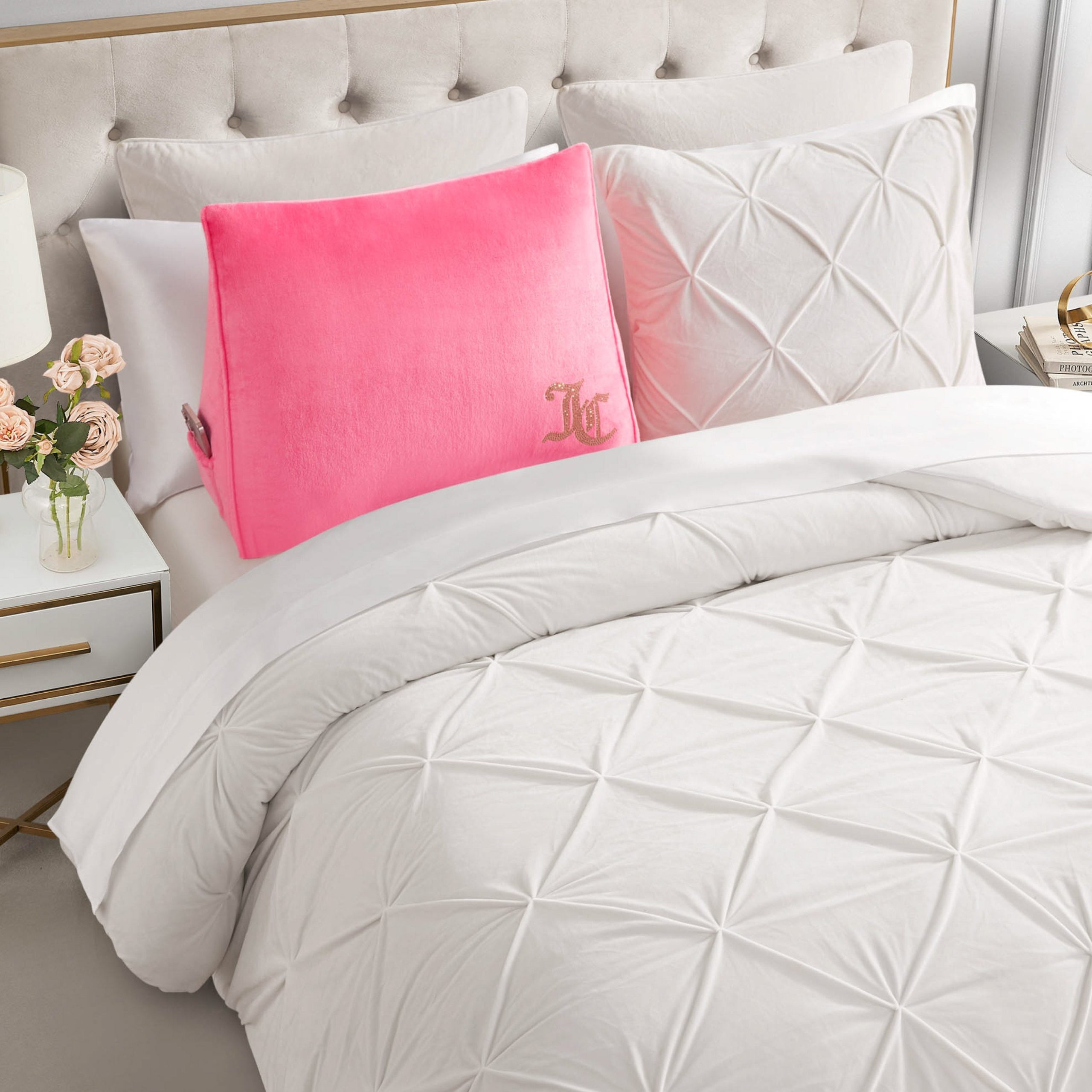 Rhinestone Wedge Pillow - Image 4