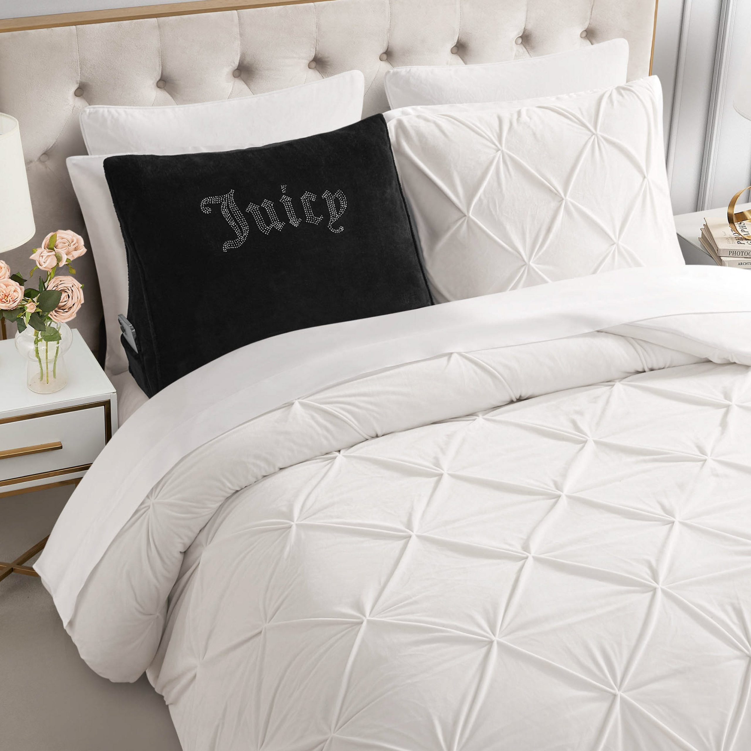 Rhinestone Wedge Pillow - Image 4