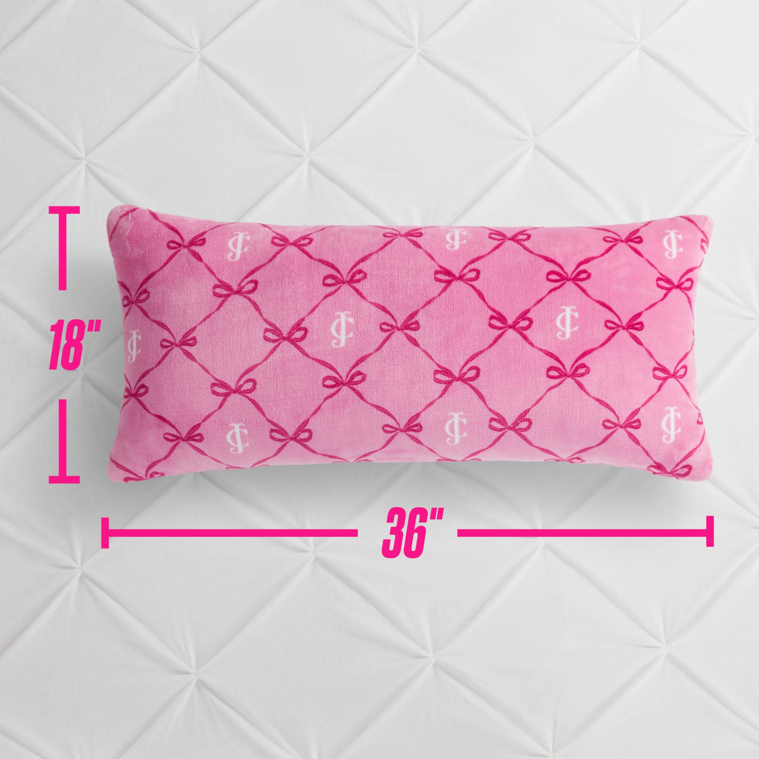 Lattice Print Plush Body Pillow - Image 2
