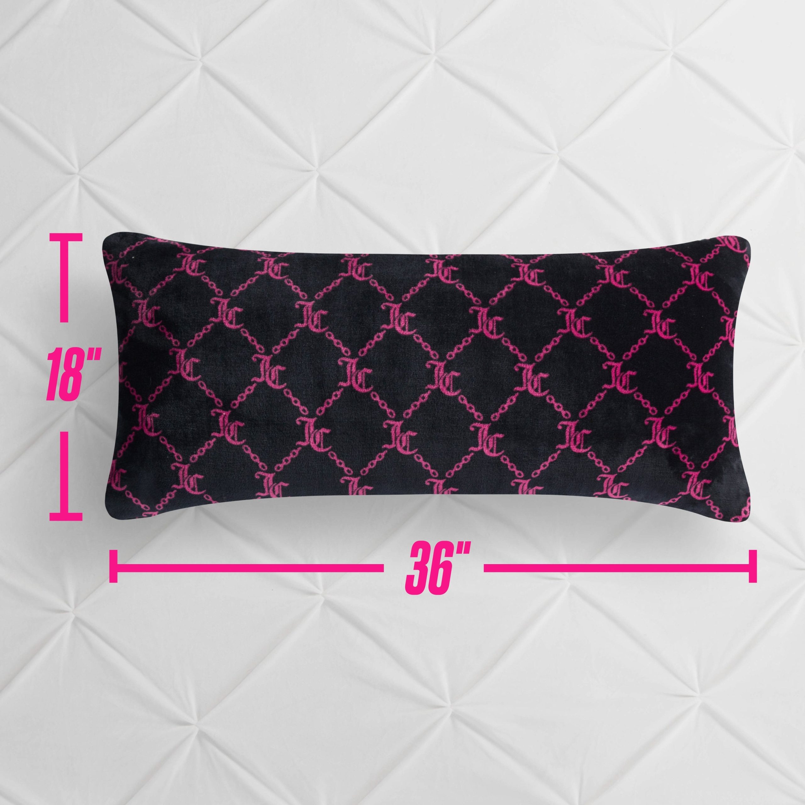 Lattice Print Plush Body Pillow - Image 2