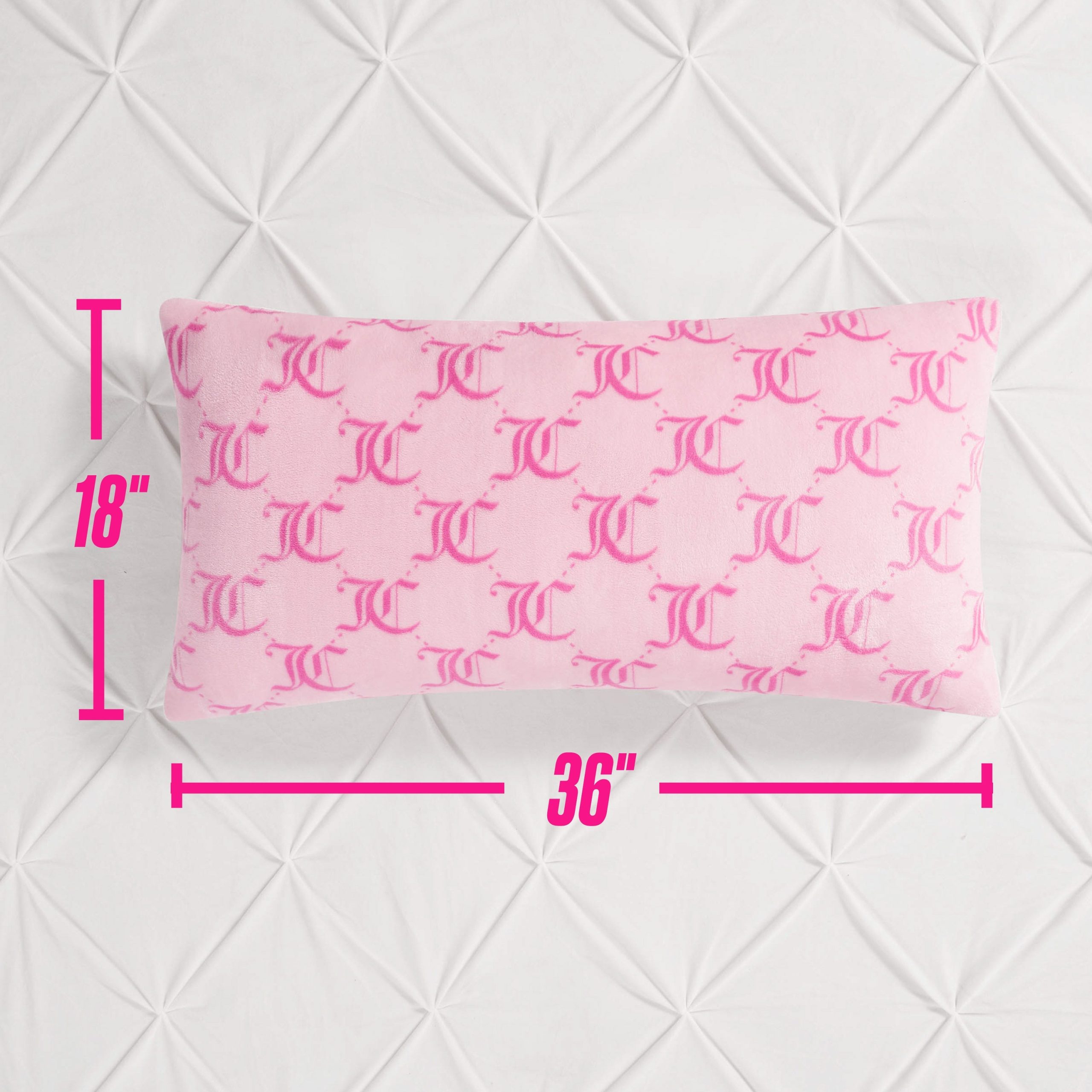 Lattice Print Plush Body Pillow - Image 2