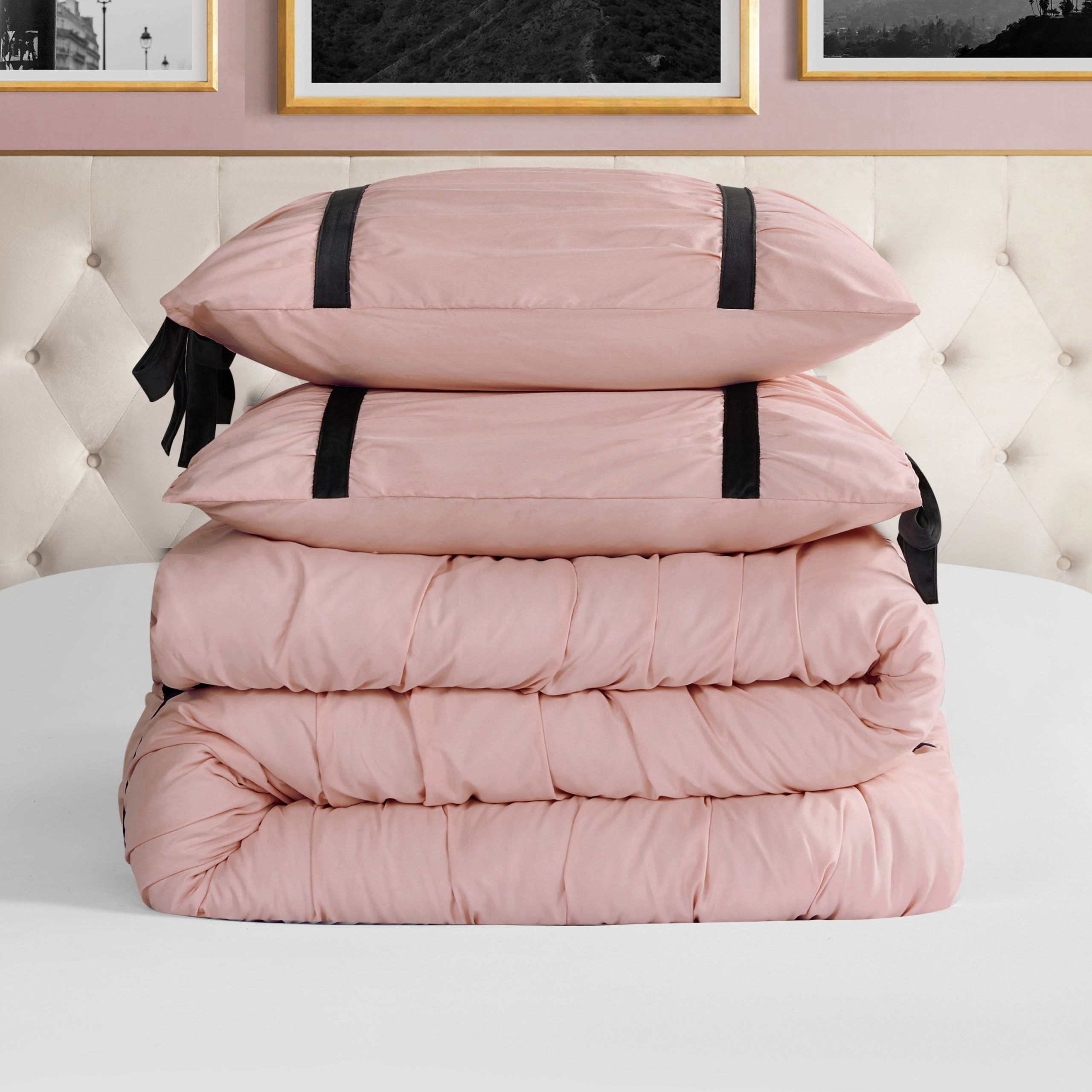 Amelie Bows Ruched Comforter Set - Image 6