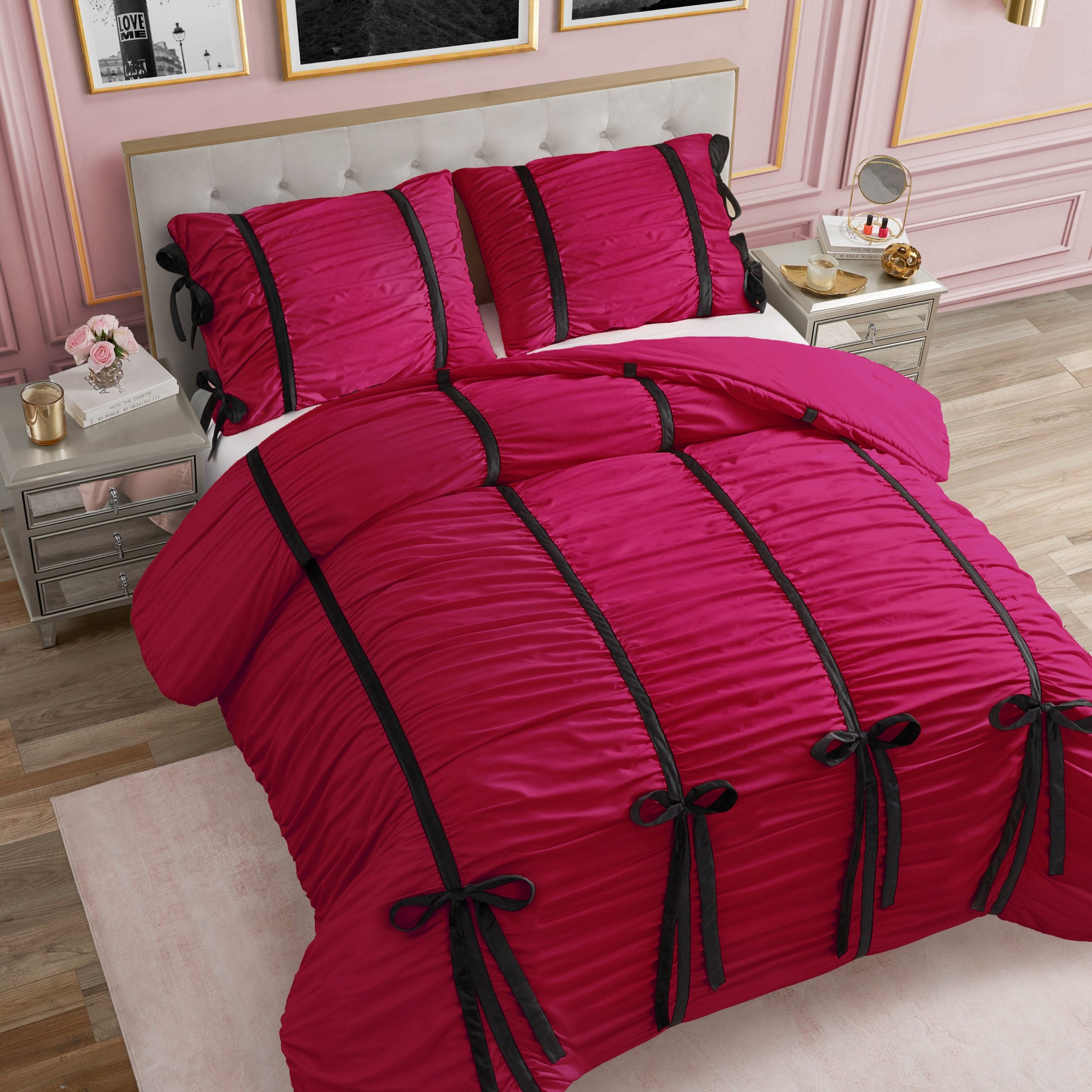 Amelie Bows Ruched Comforter Set - Image 5