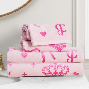 Printed Jacquard Bath Towel Set