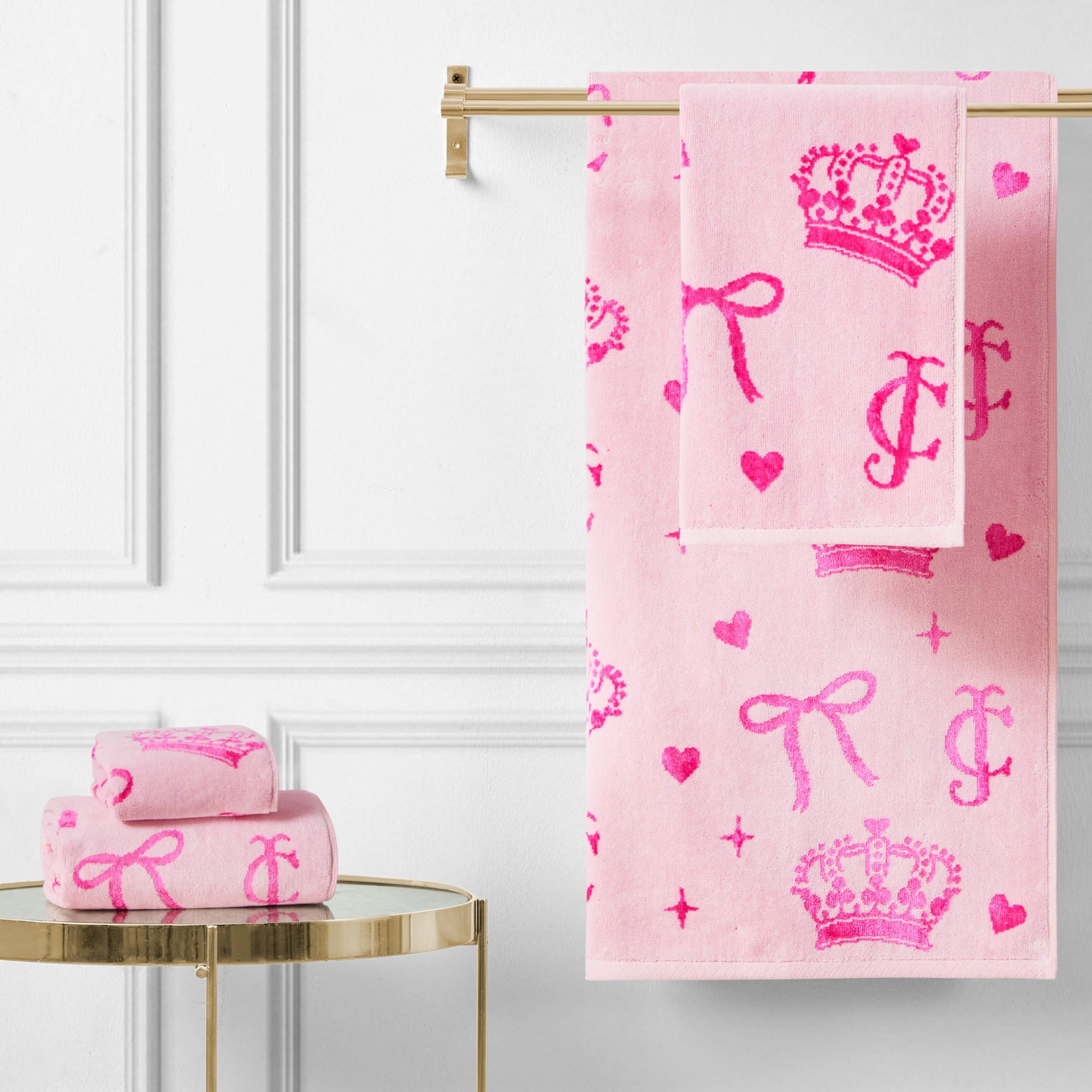 Printed Jacquard Bath Towel Set - Image 3