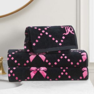 Printed Jacquard Bath Towel Set