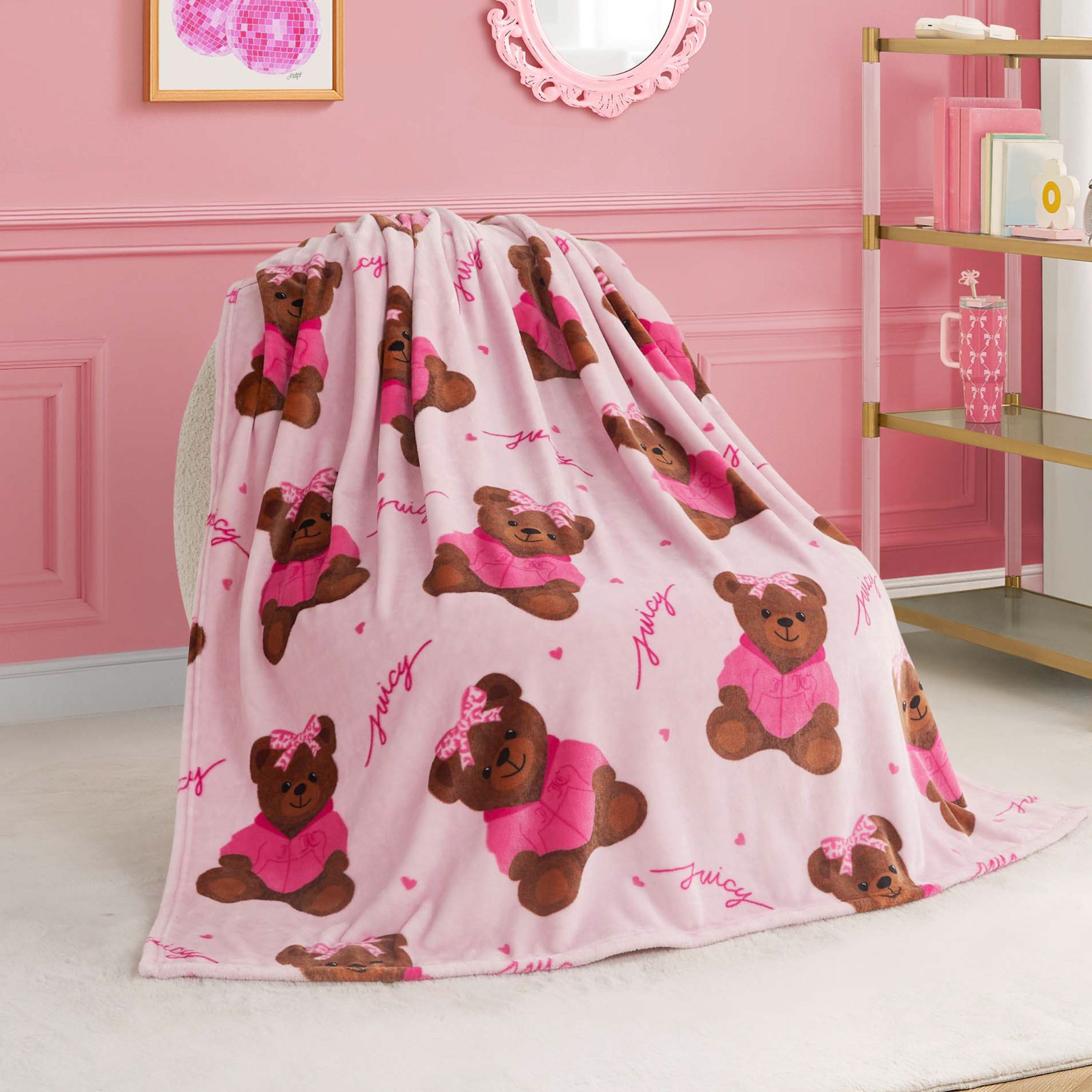 Kids Plush Throw Blanket