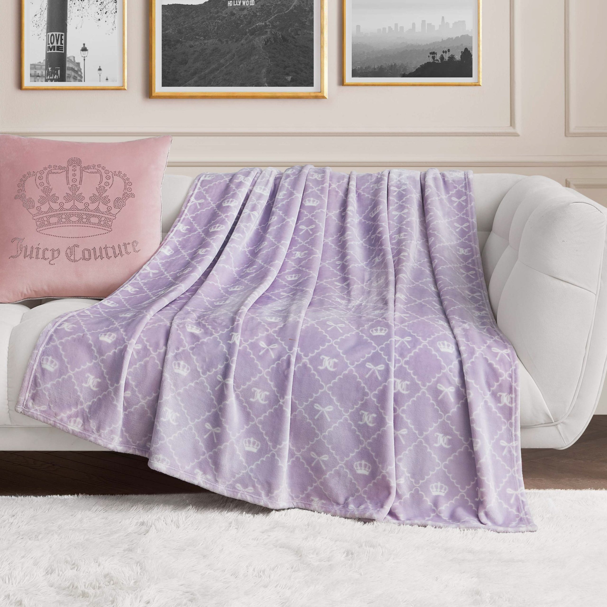 Plush Oversized Throw Blanket. 60 x 70