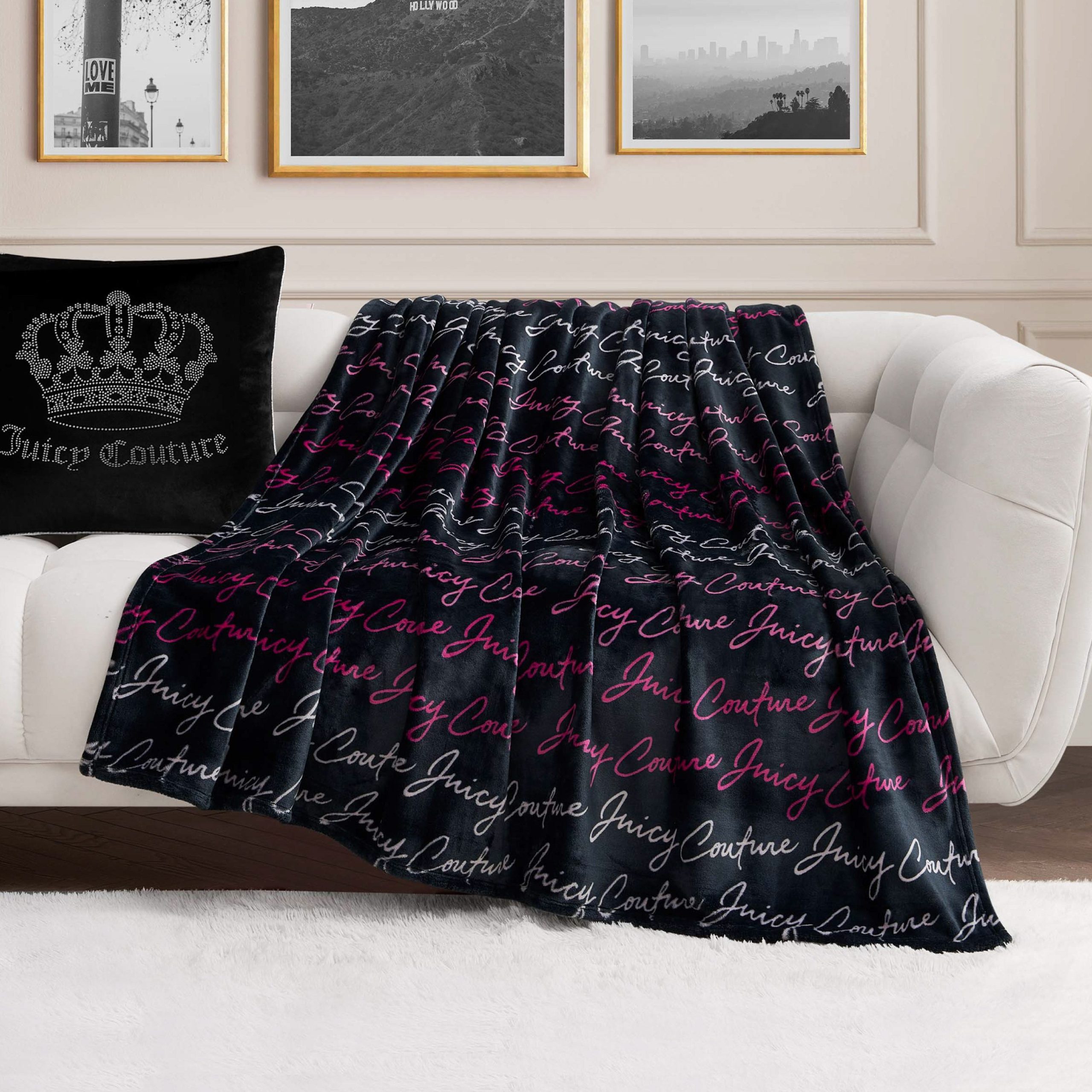 Plush Oversized Throw Blanket. 60 x 70
