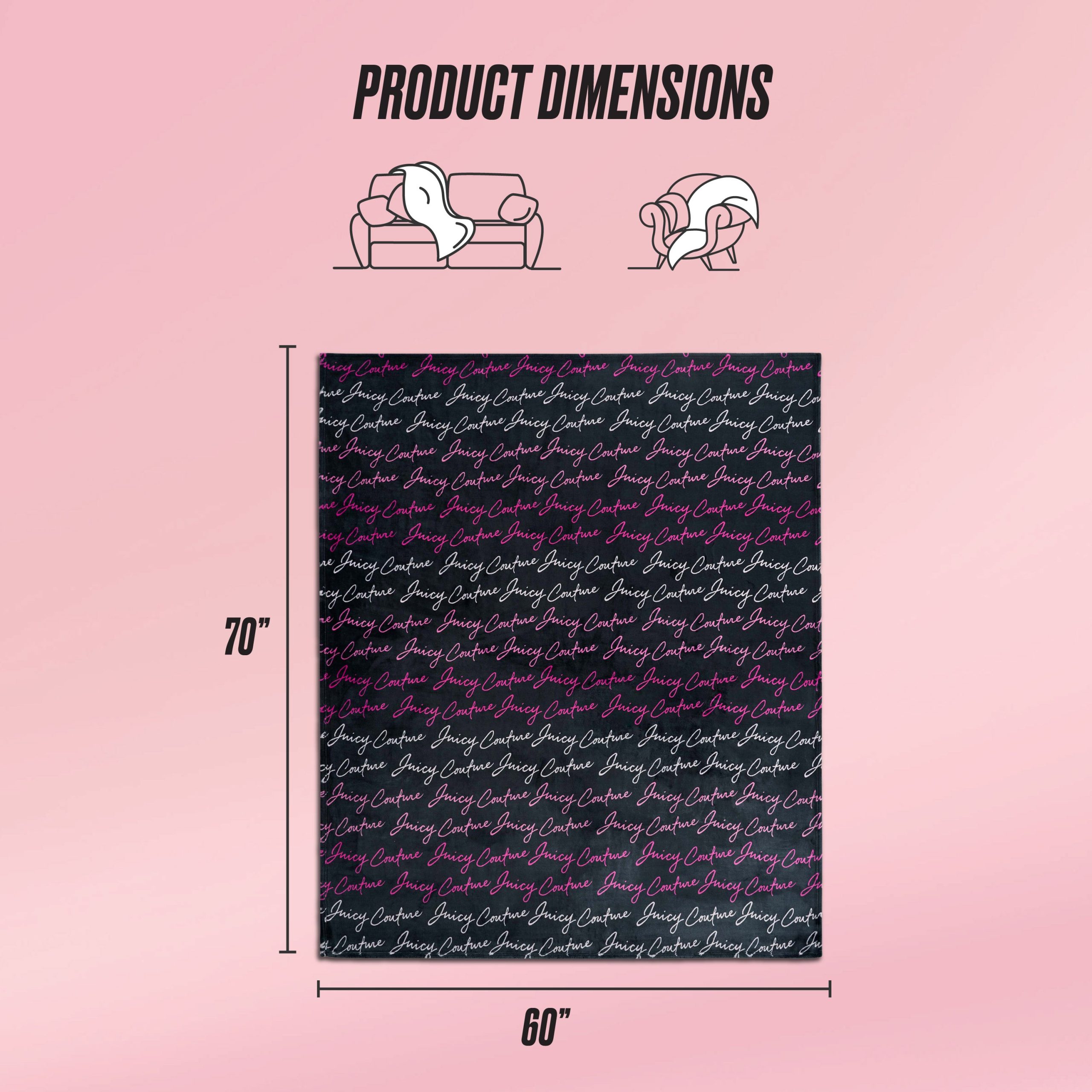 Plush Oversized Throw Blanket. 60 x 70 - Image 2