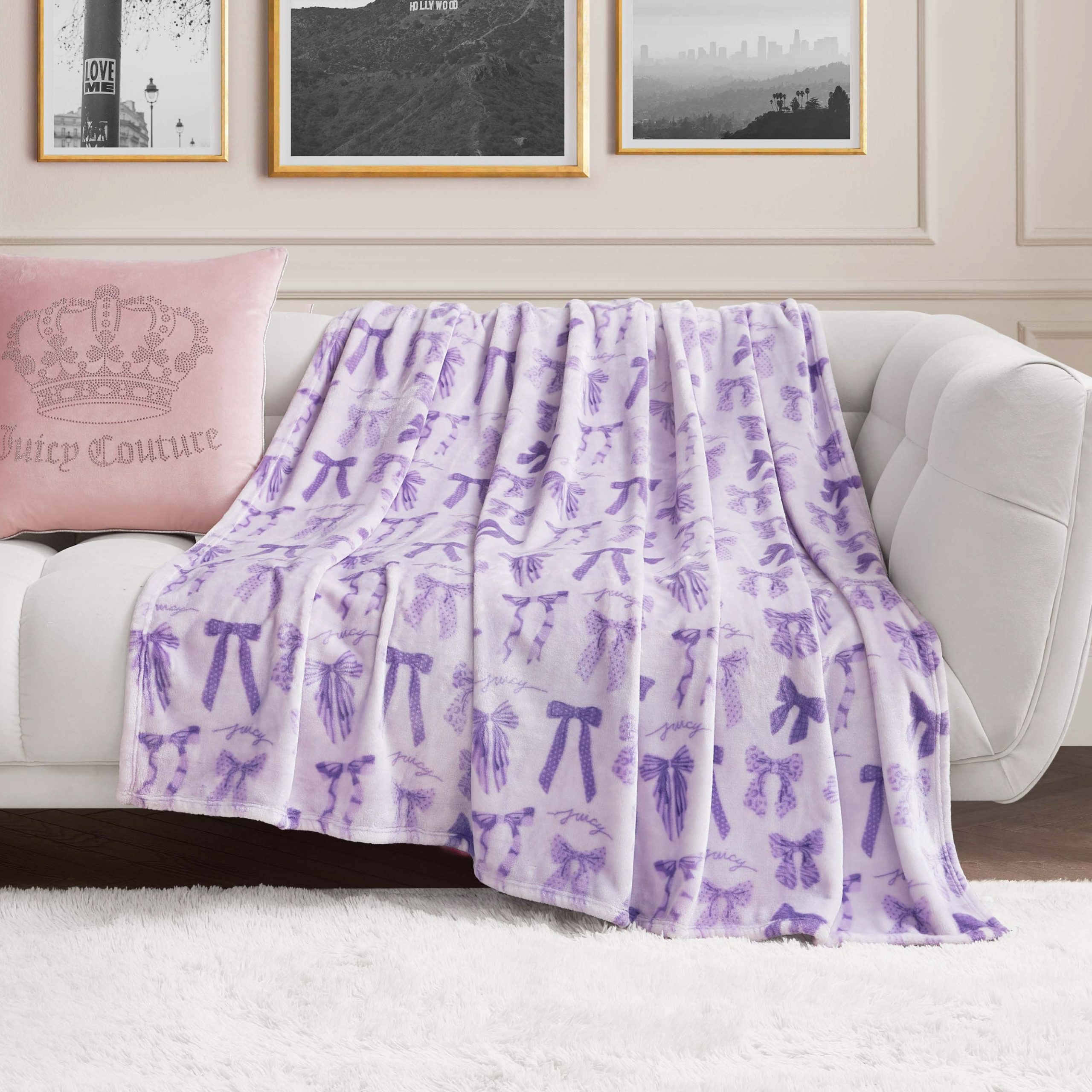 Plush Oversized Throw Blanket. 60 x 70