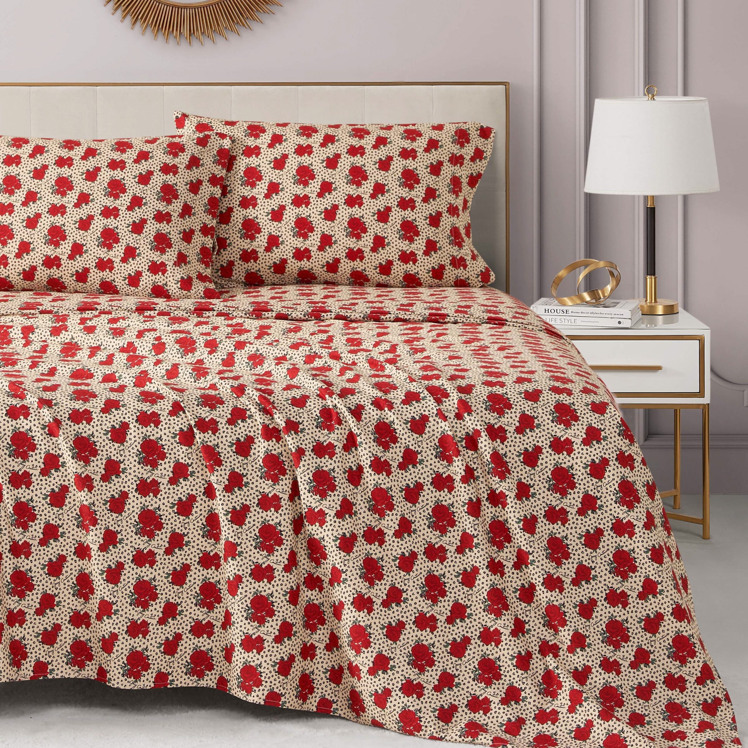 Printed Microfiber Sheet Set - Image 4