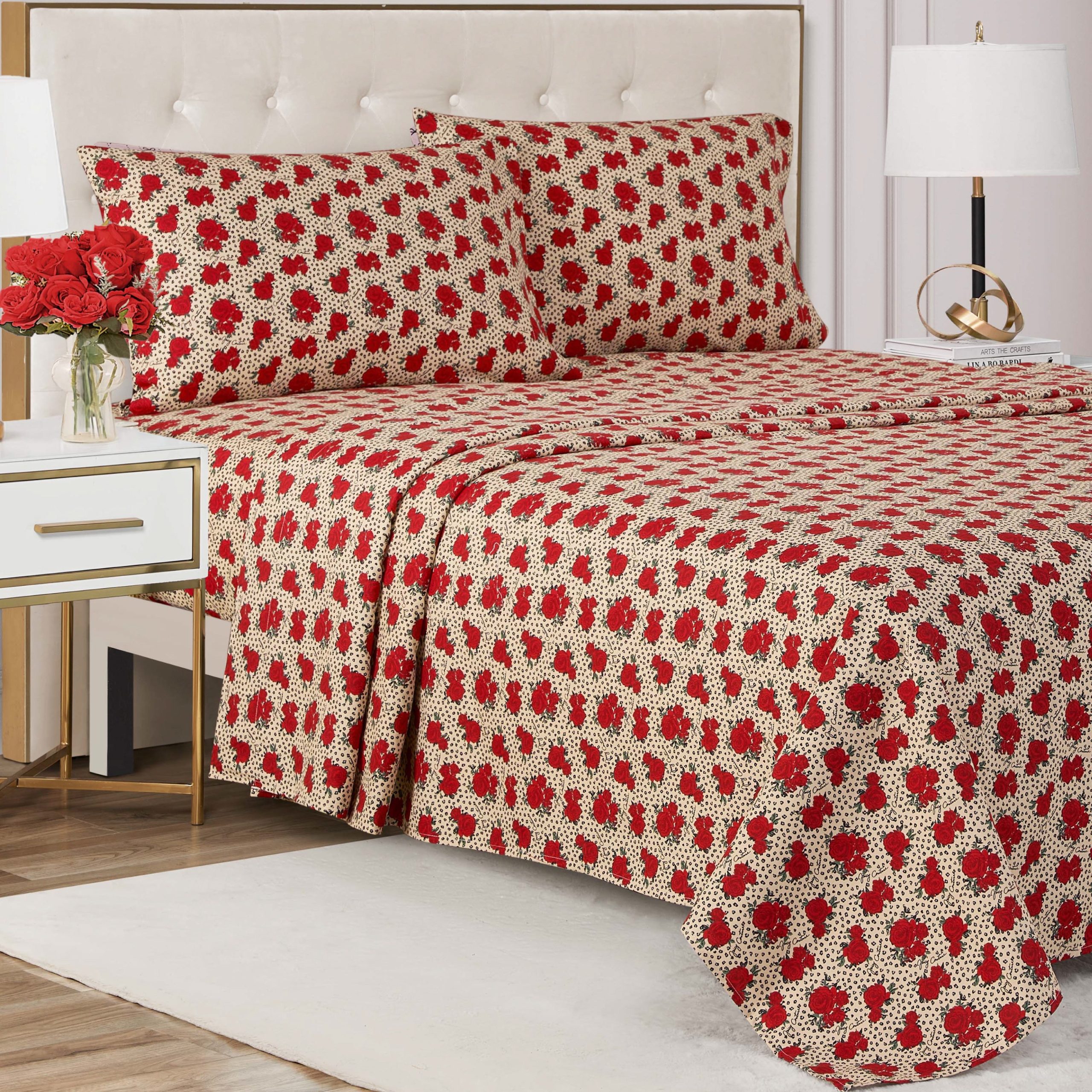 Printed Microfiber Sheet Set - Image 5
