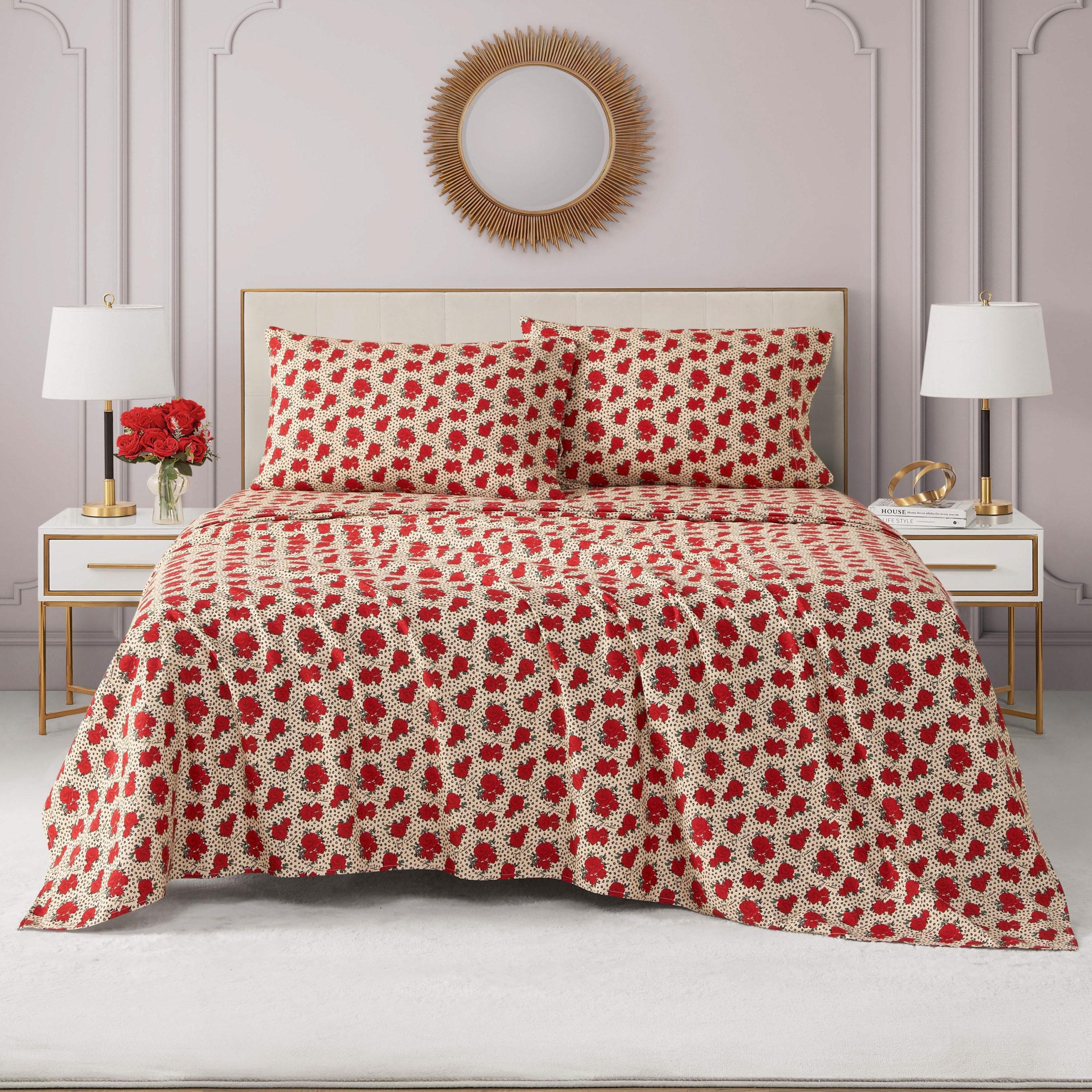 Printed Microfiber Sheet Set - Image 3