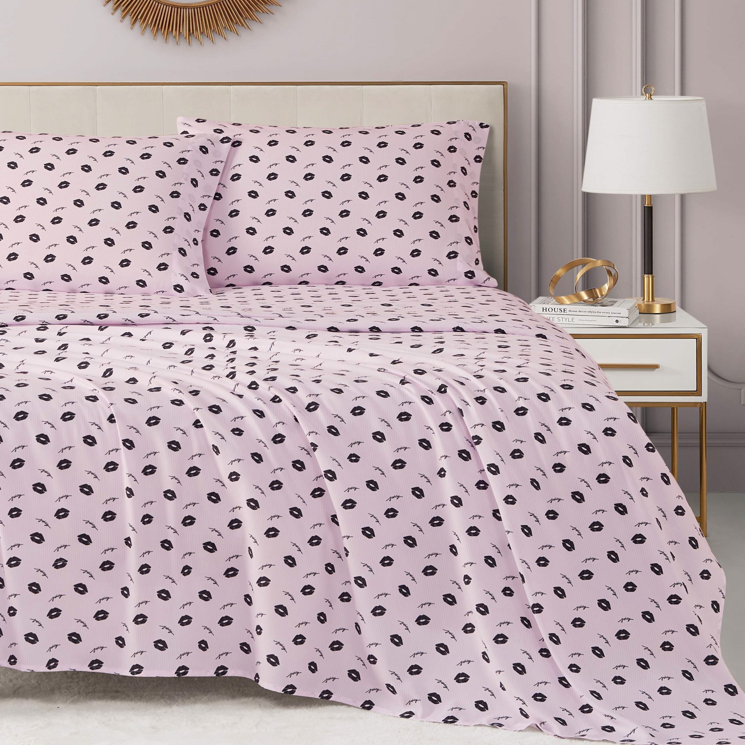 Printed Microfiber Sheet Set - Image 4