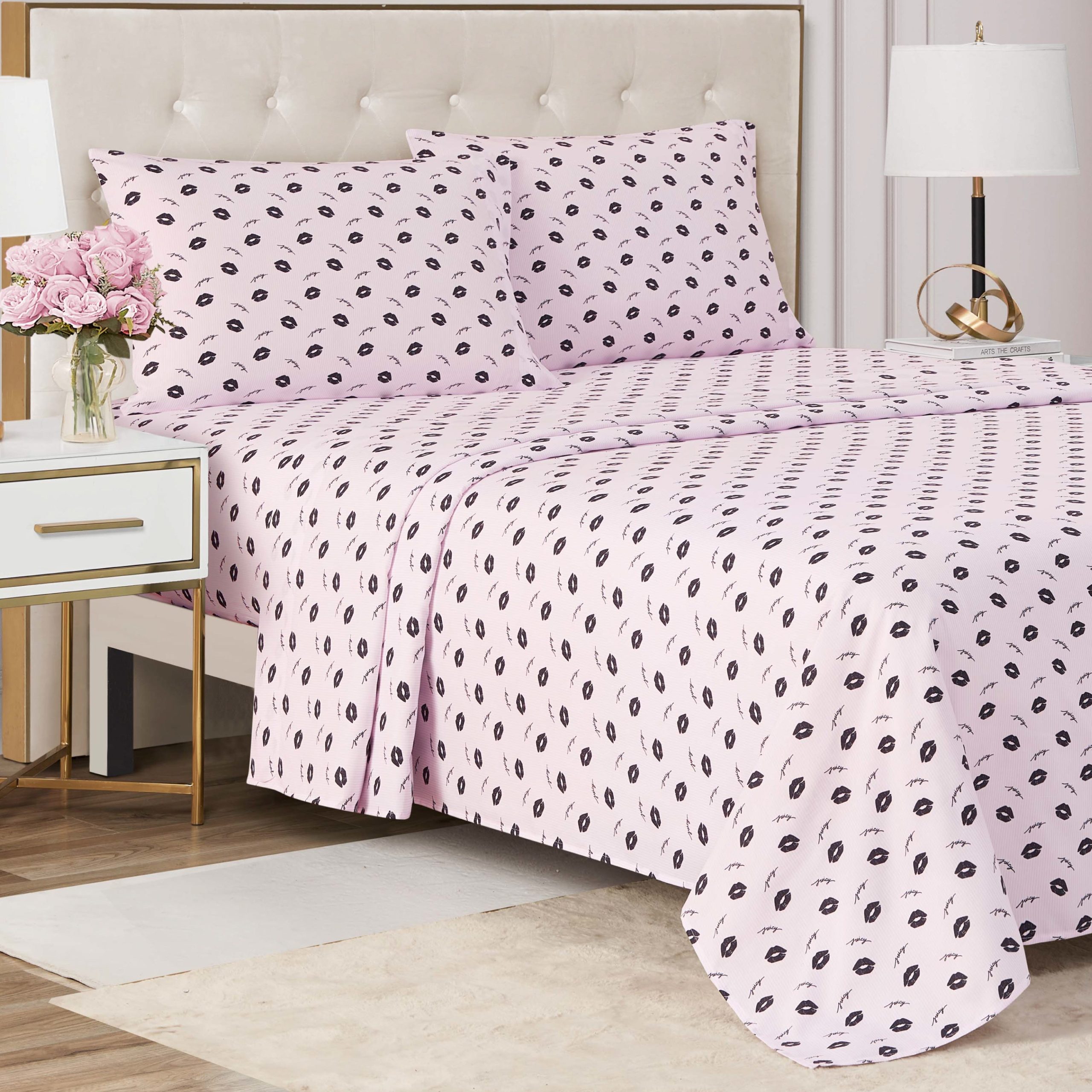Printed Microfiber Sheet Set - Image 5
