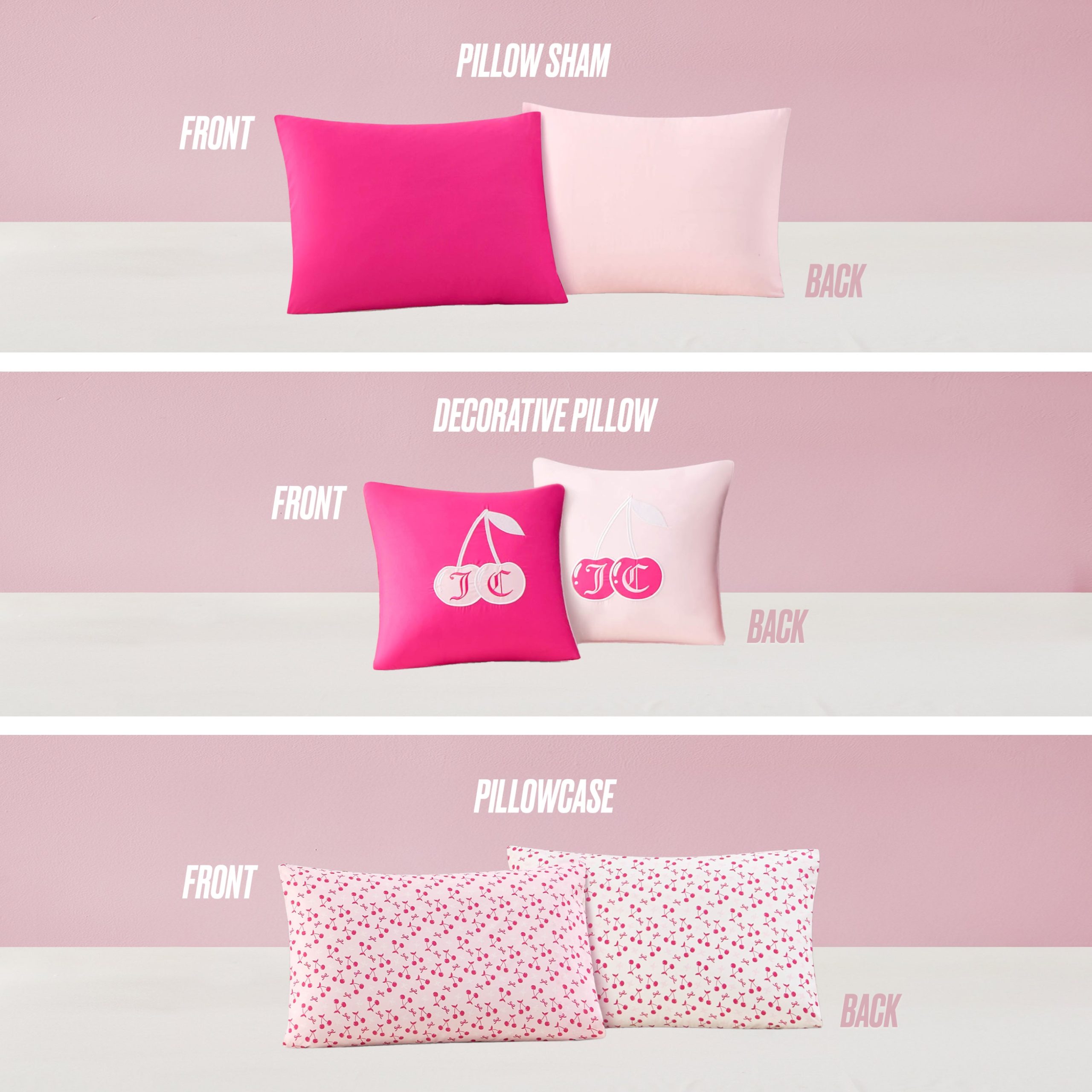Cherry Reversible Bed in a Bag Bedding Set - Image 3