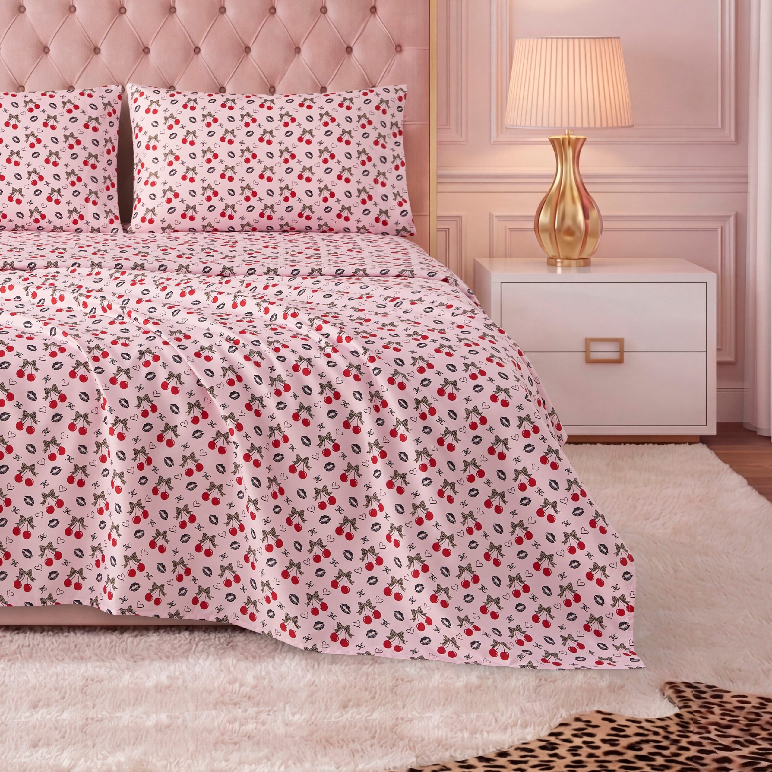 Printed Microfiber Sheet Set - Image 4