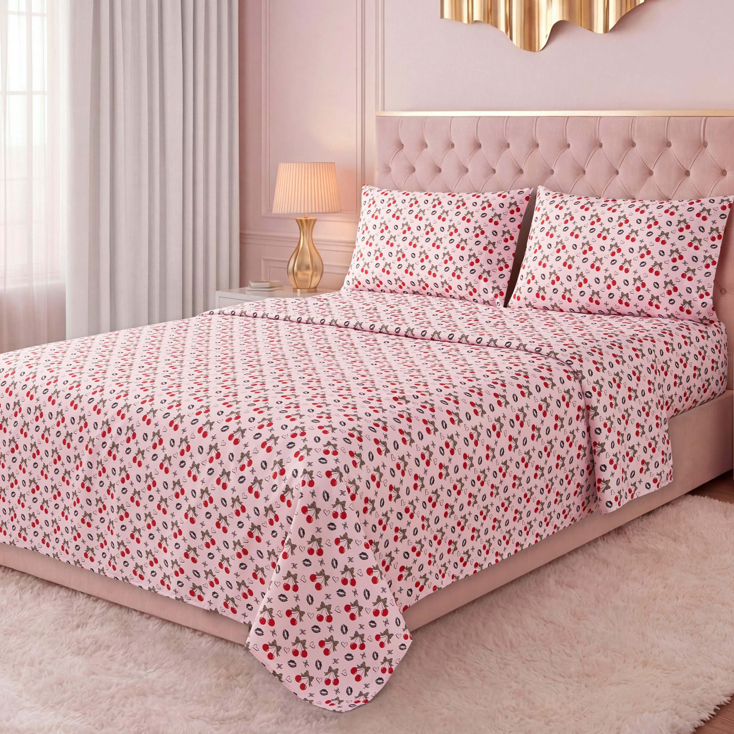 Printed Microfiber Sheet Set - Image 5