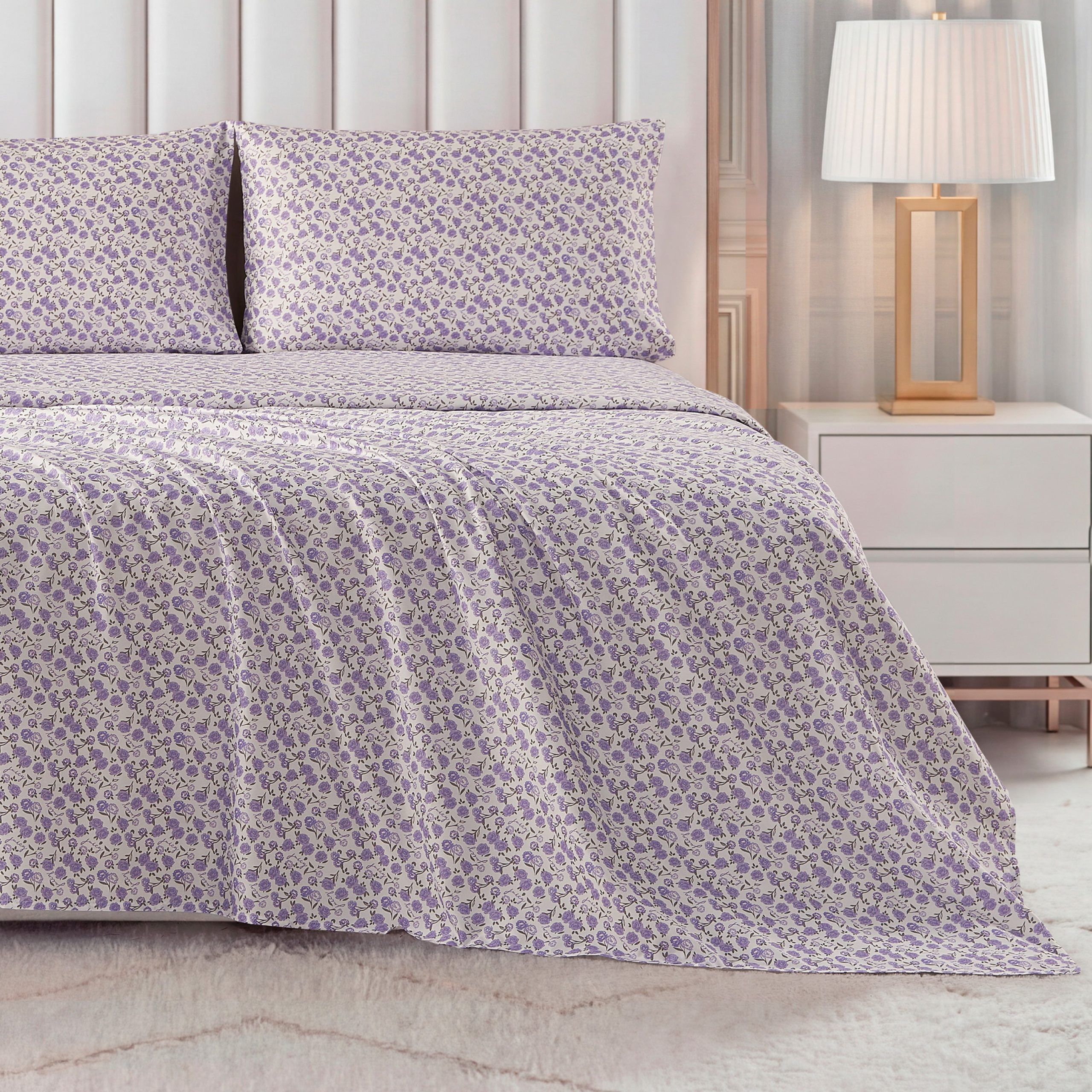Printed Microfiber Sheet Set - Image 4
