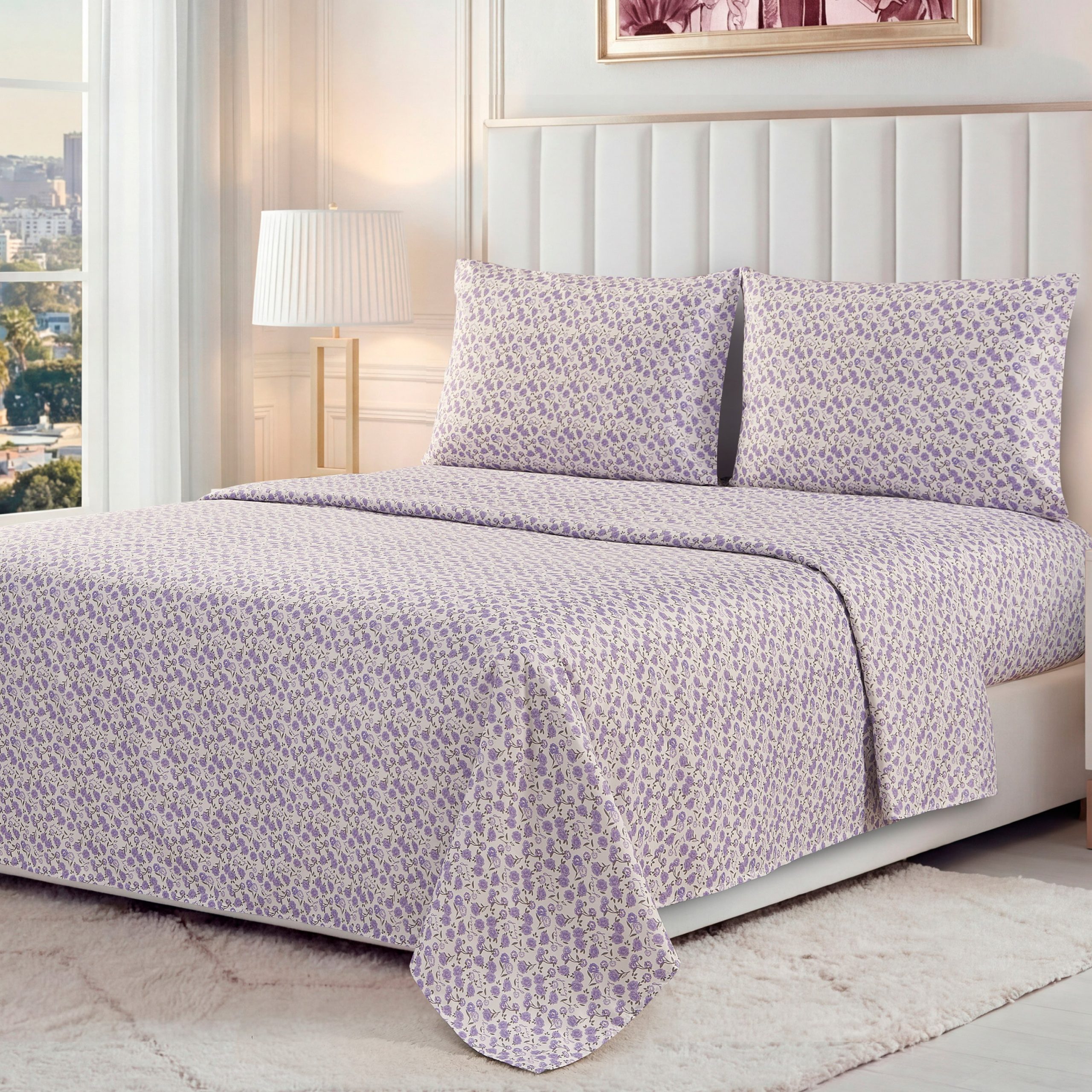Printed Microfiber Sheet Set - Image 5