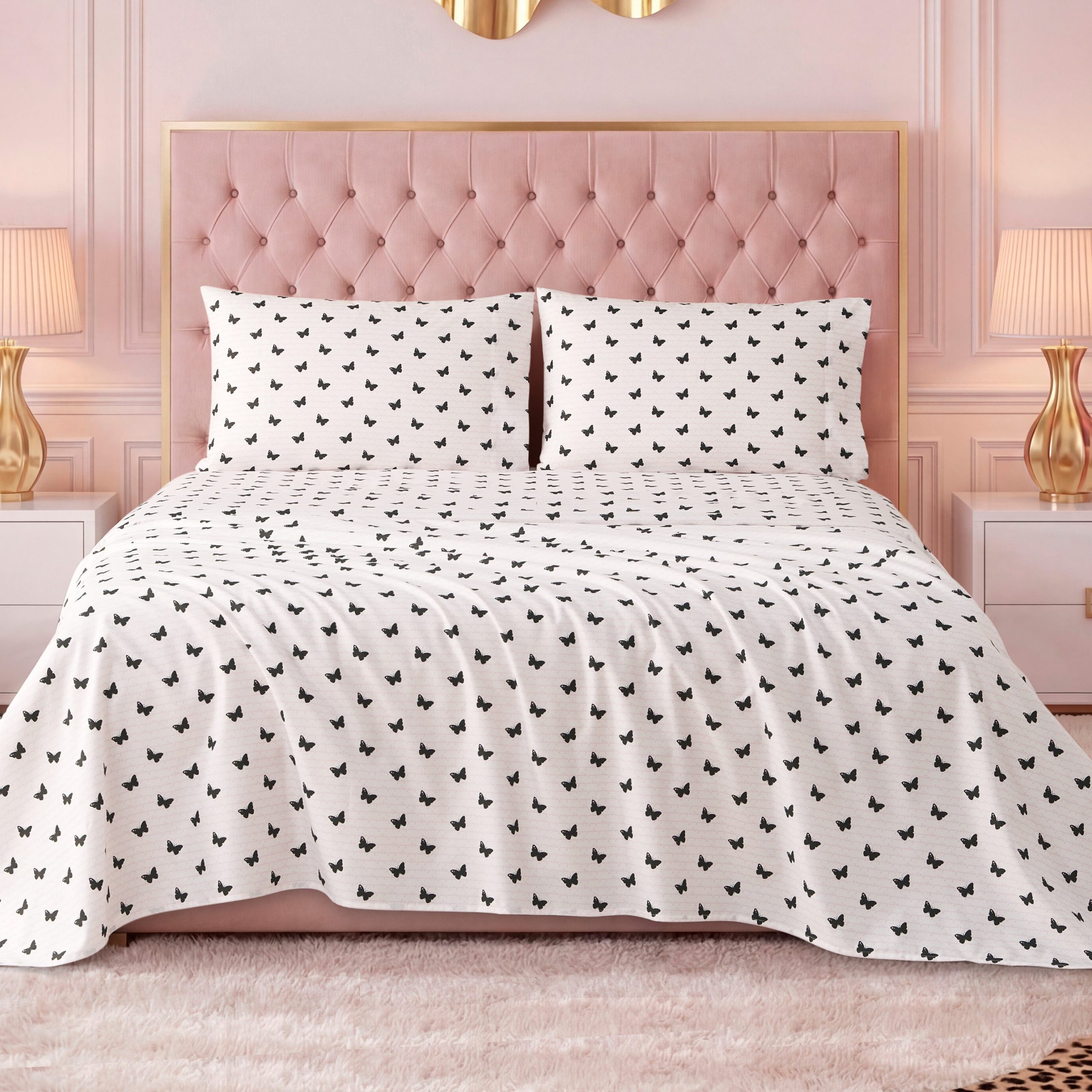 Printed Microfiber Sheet Set - Image 3
