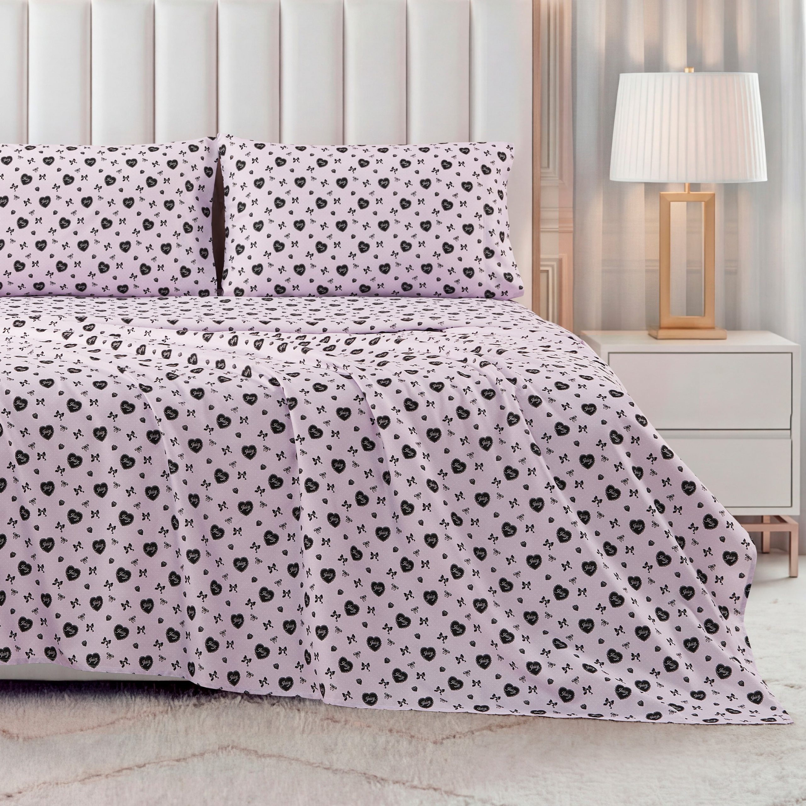 Printed Microfiber Sheet Set - Image 4