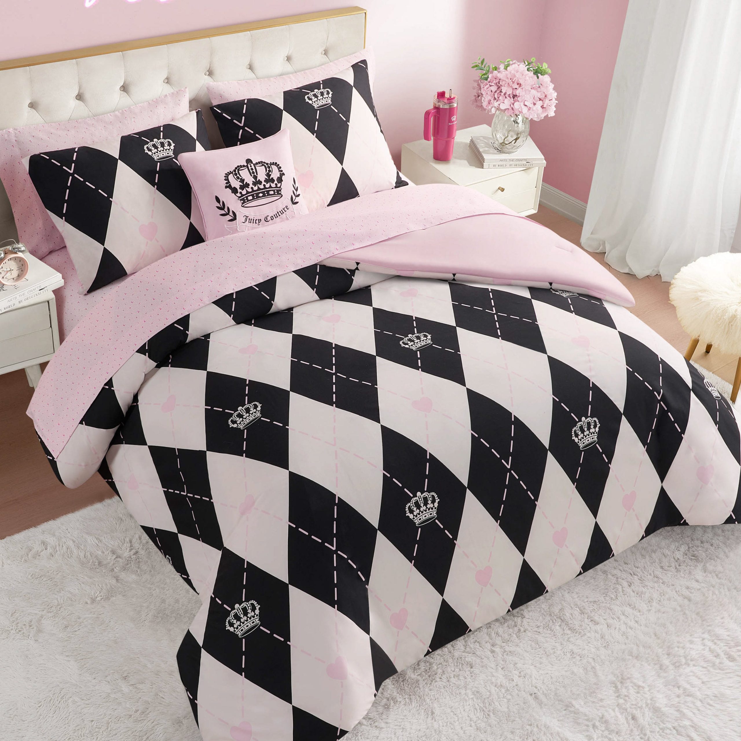 Royal Argyle Reversible Bed in a Bag Bedding Set - Image 2