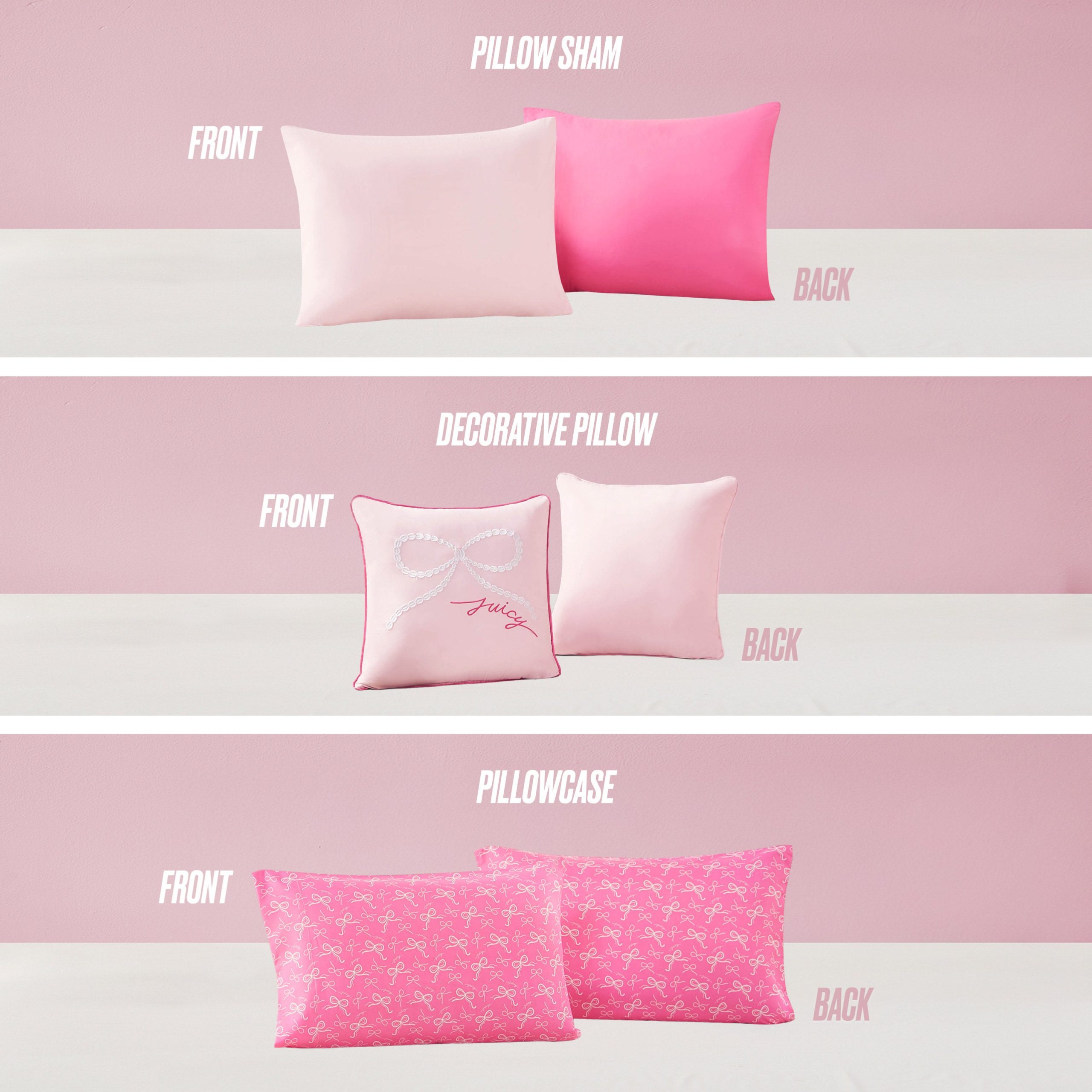 Pearly Bows Reversible Bed in a Bag Bedding Set - Image 3