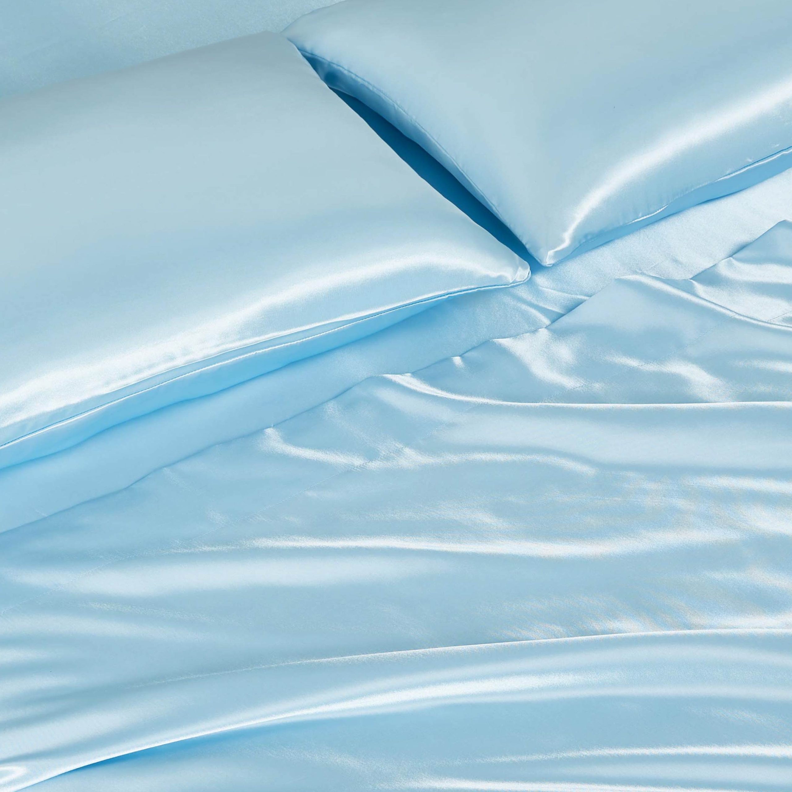 Solid Satin Sheet Set - Image 4