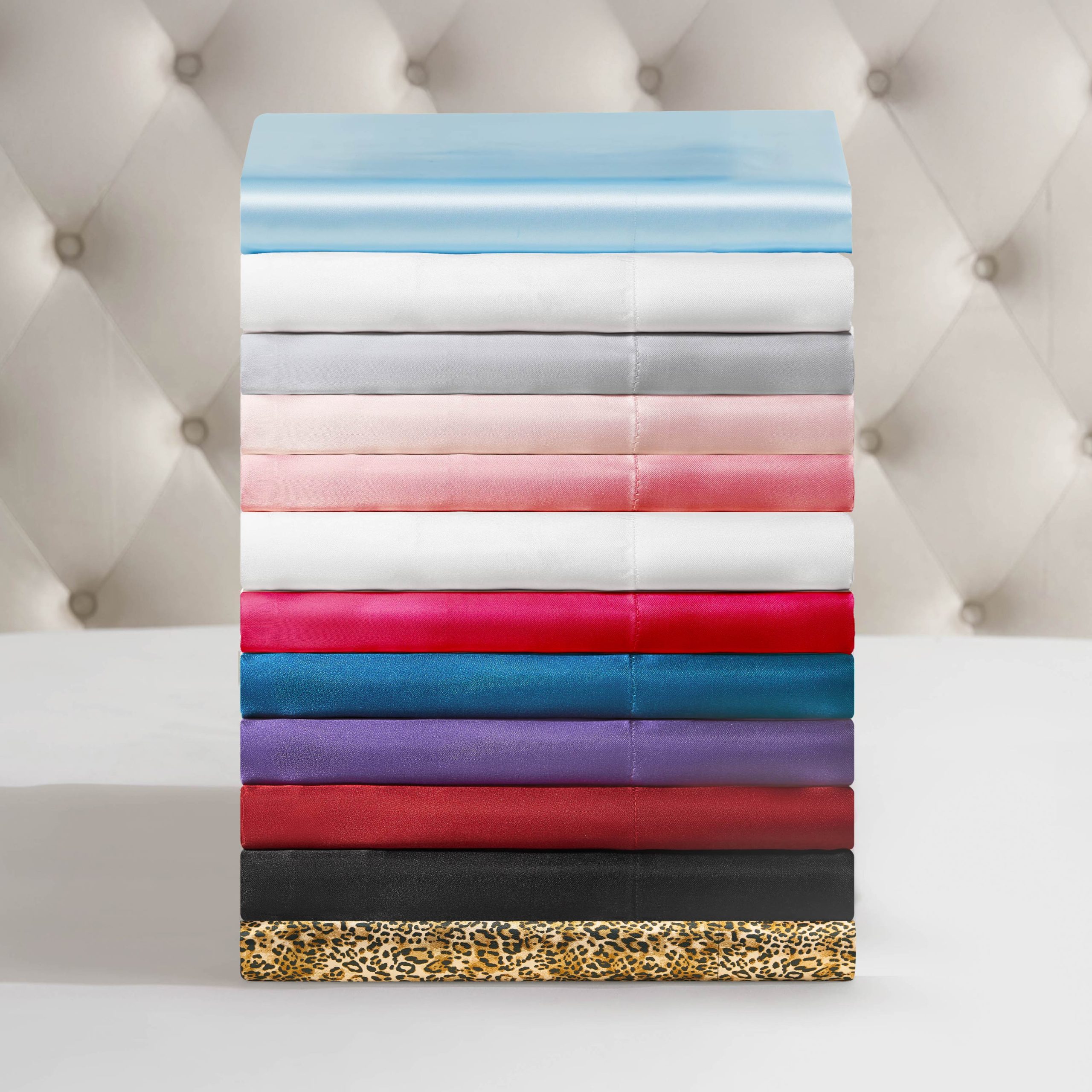 Solid Satin Sheet Set - Image 5