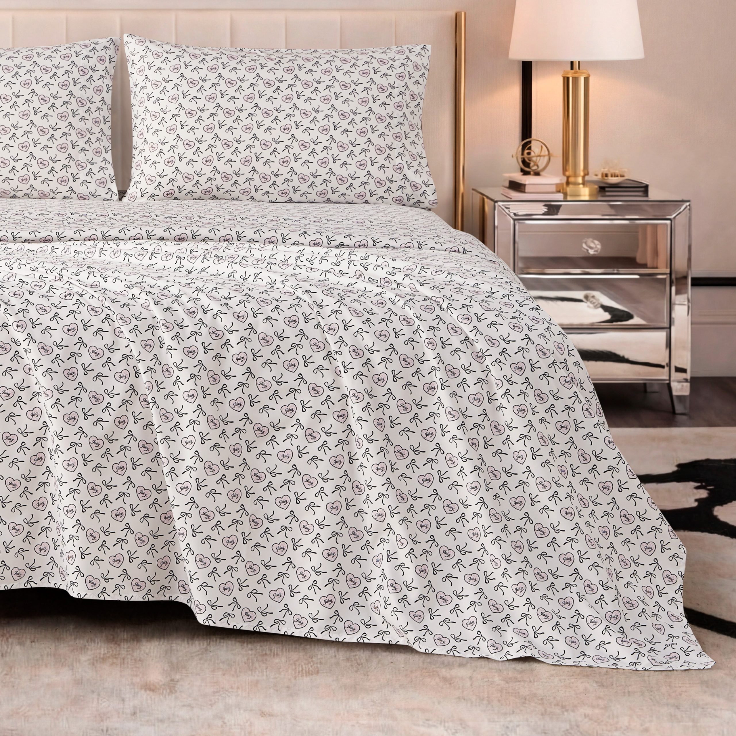 Printed Microfiber Sheet Set - Image 4