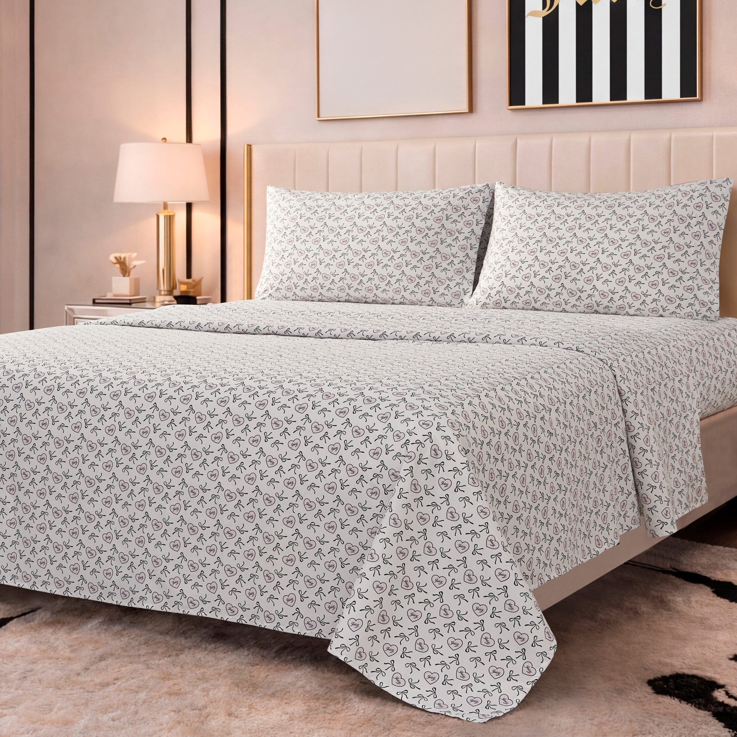 Printed Microfiber Sheet Set - Image 5