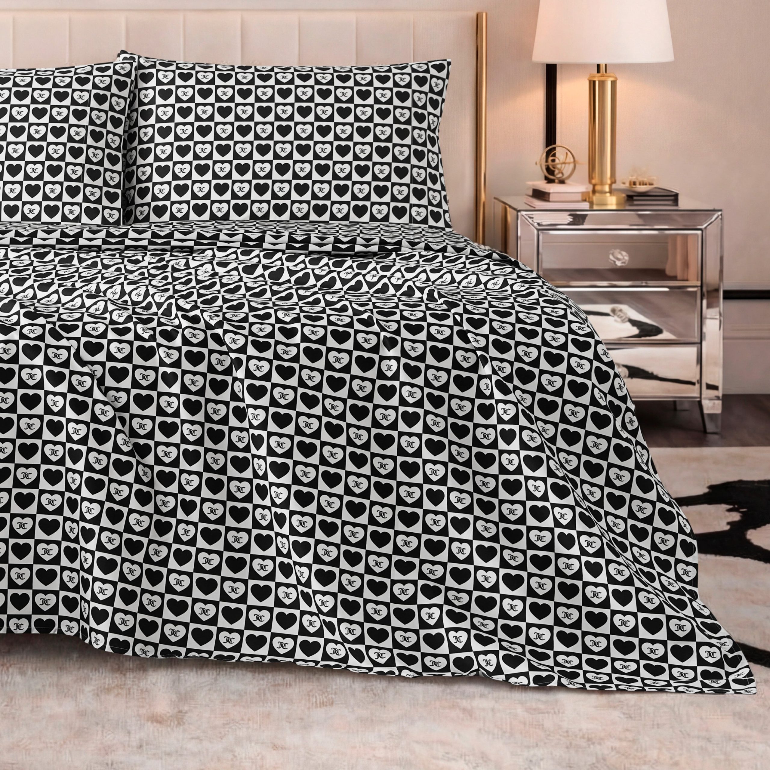 Printed Microfiber Sheet Set - Image 4