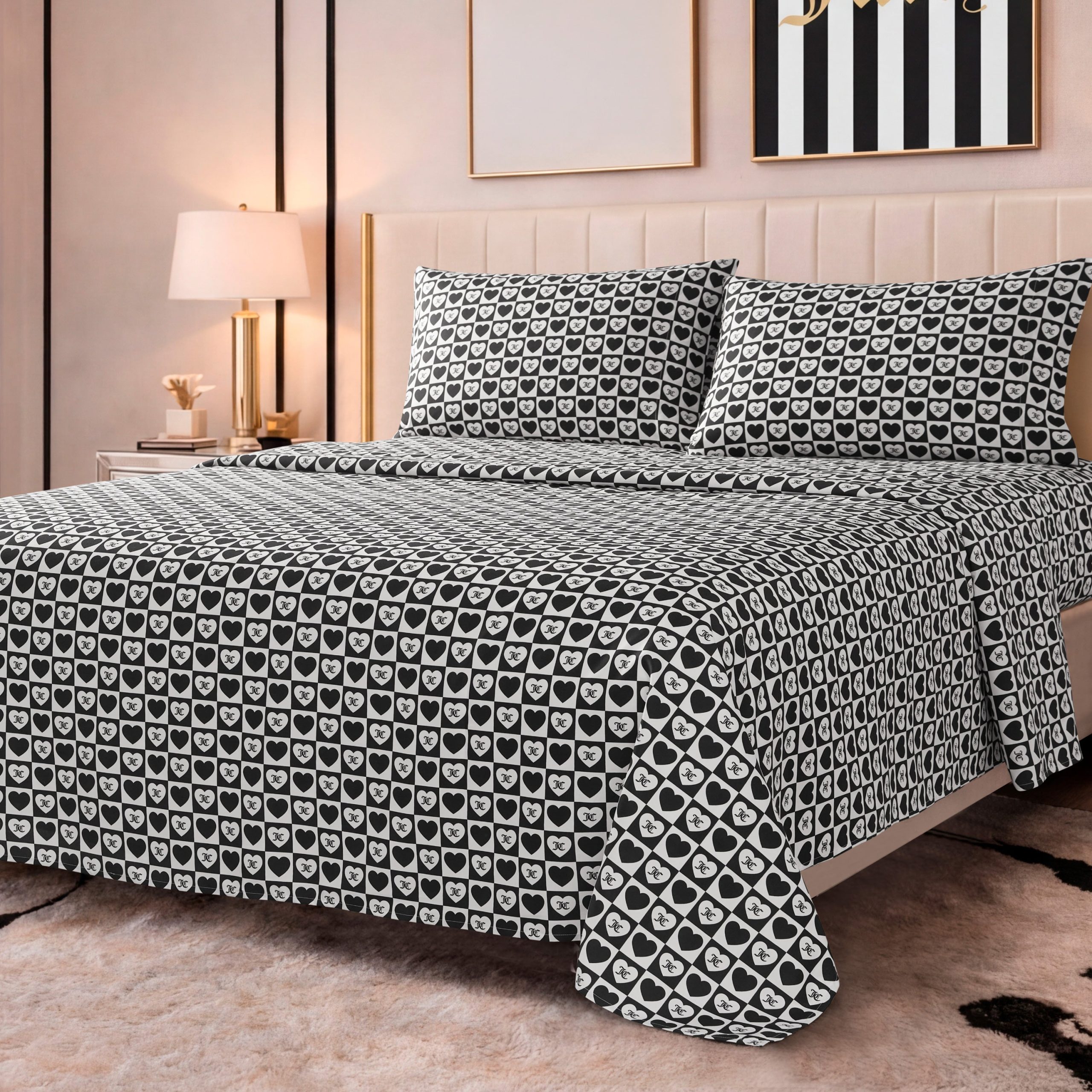 Printed Microfiber Sheet Set - Image 5
