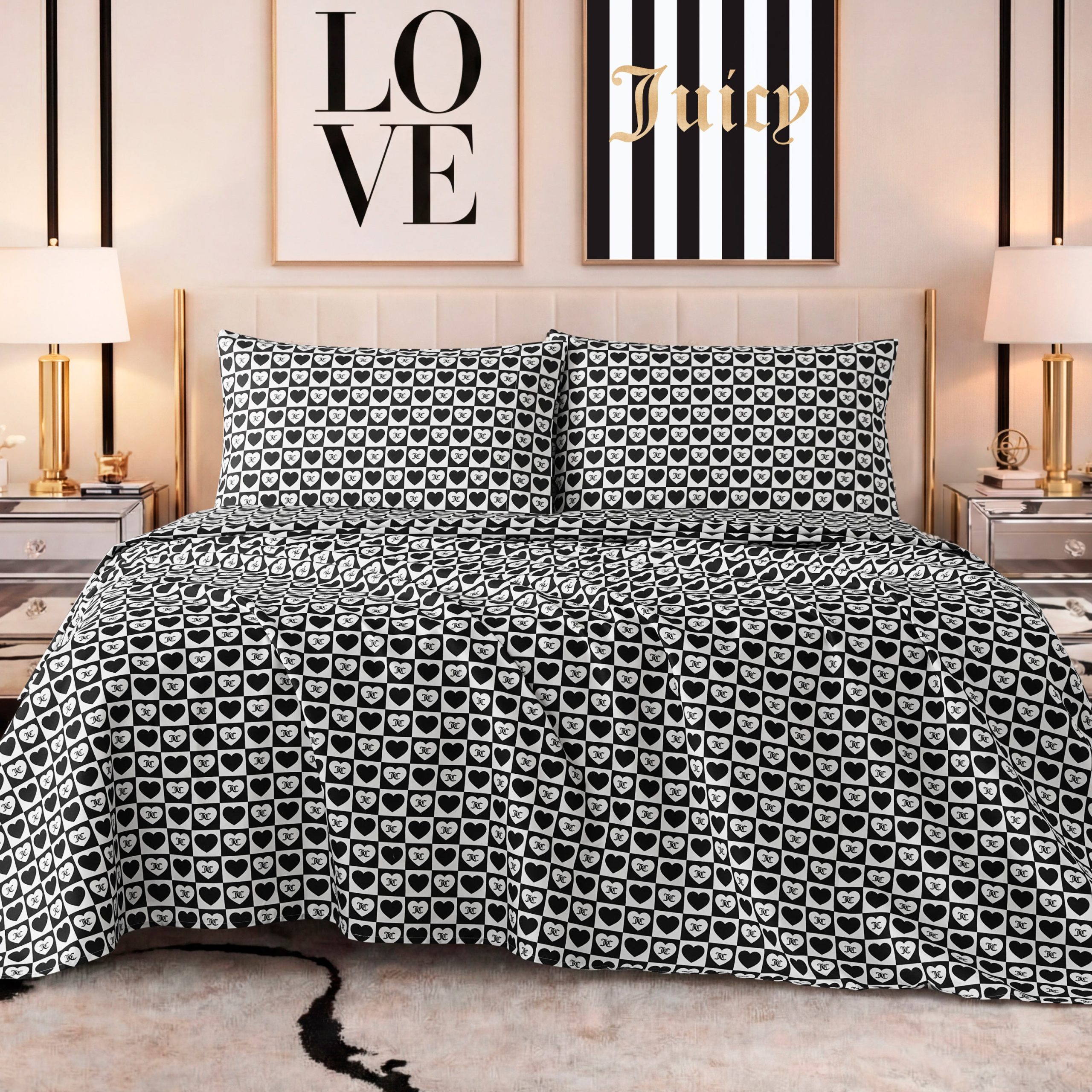 Printed Microfiber Sheet Set - Image 3