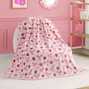 Kids Plush Throw Blanket