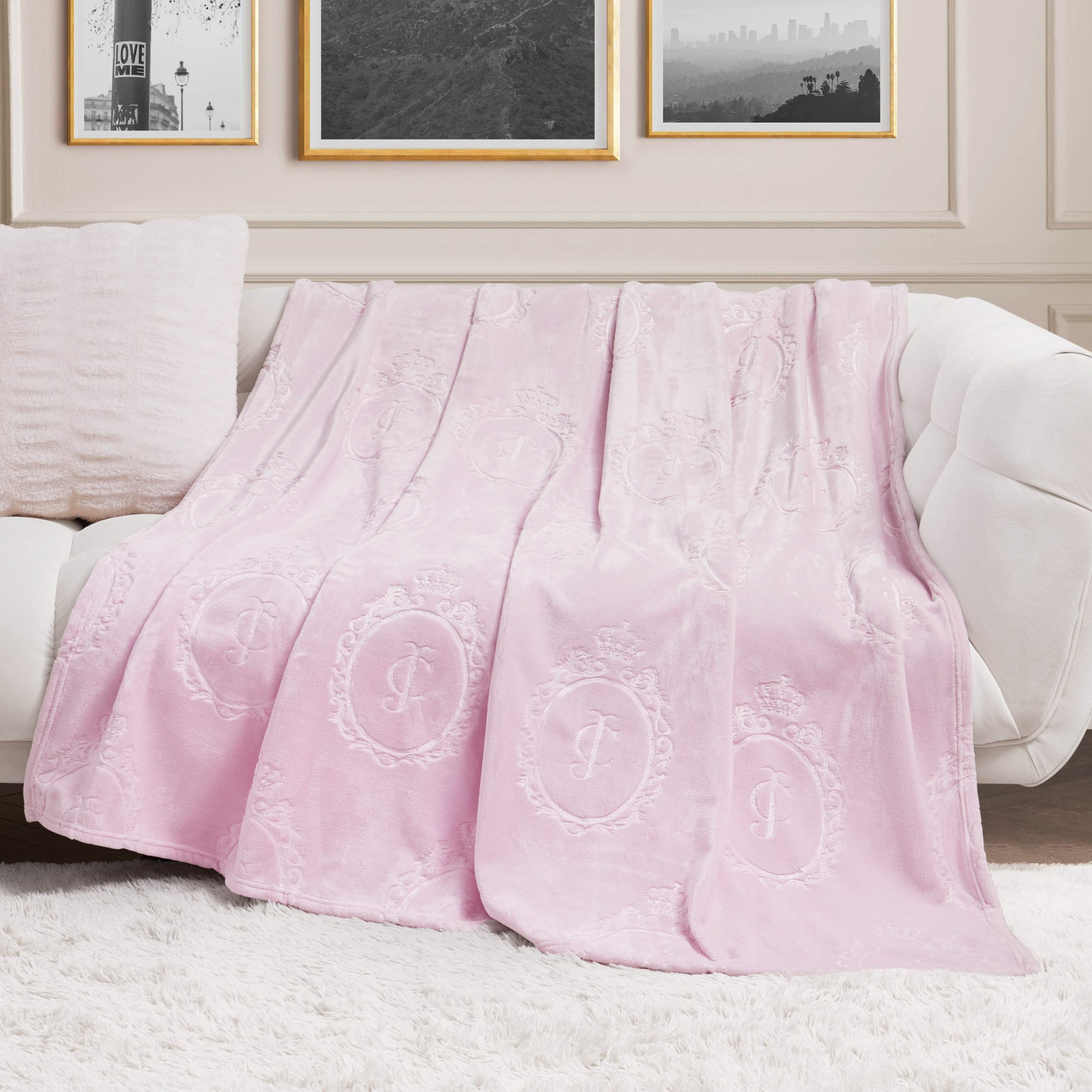 Plush Oversized Throw Blanket. 60 x 90