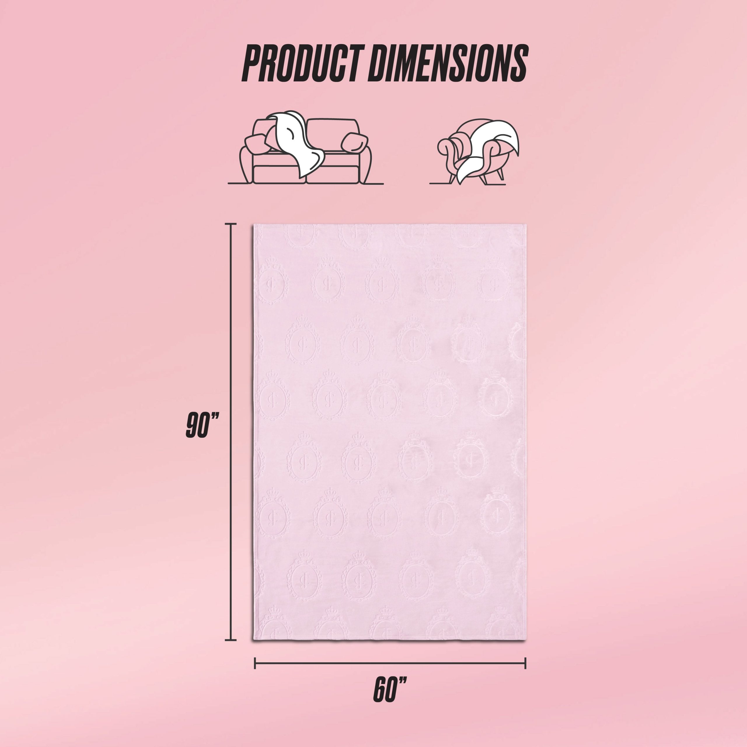 Plush Oversized Throw Blanket. 60 x 90 - Image 2