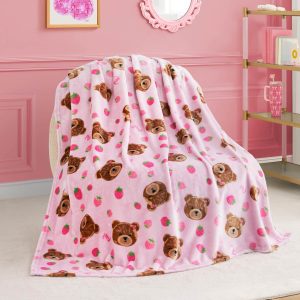 Kids Plush Throw Blanket