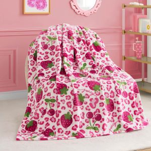 Kids Plush Throw Blanket
