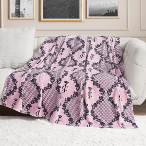 Plush Oversized Throw Blanket. 60 x 70