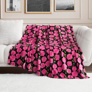 Plush Oversized Throw Blanket. 60 x 70